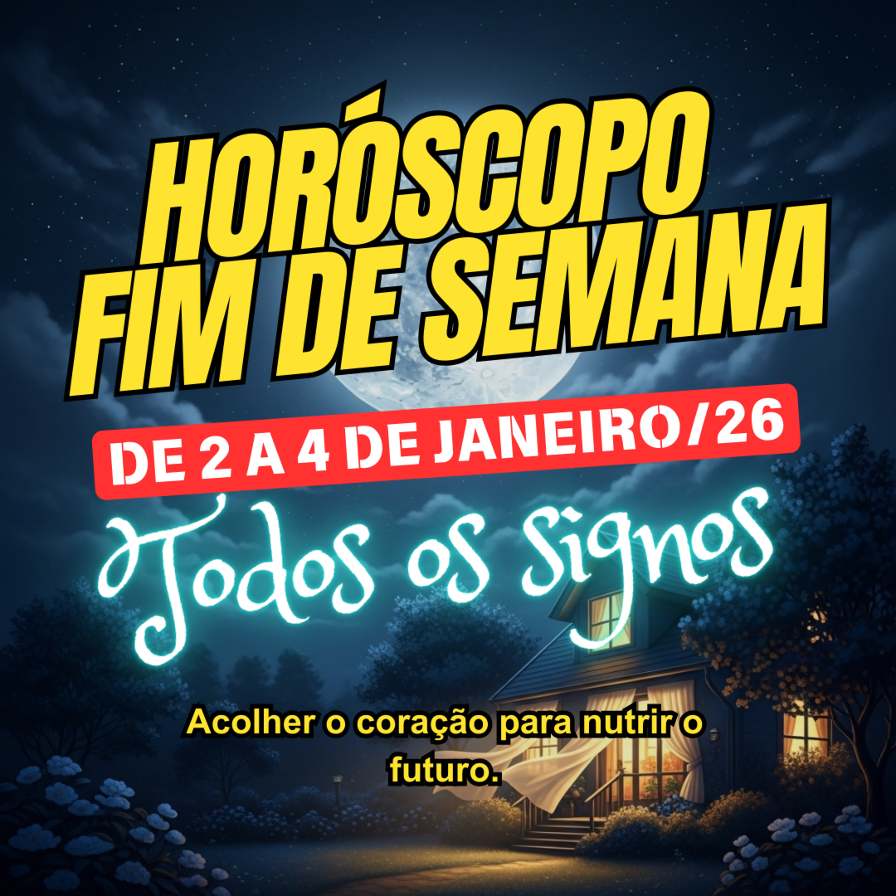 Horóscopo para o fim de semana, de 2 a 4 de Janeiro de 2026. Todos os signos. episode artwork