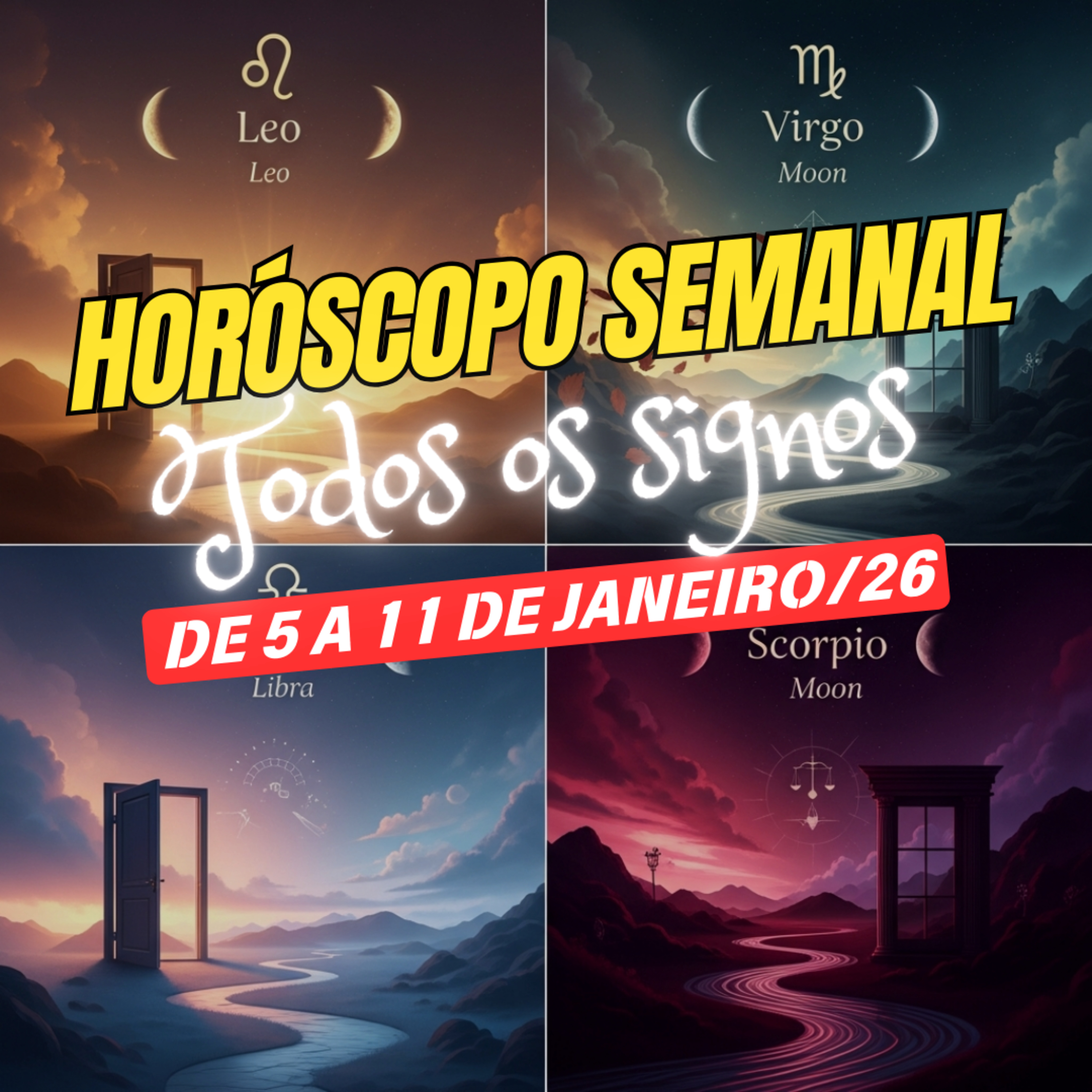 Horóscopo Semanal, De 5 a 11 de Janeiro de 2026. Todos os signos. episode artwork
