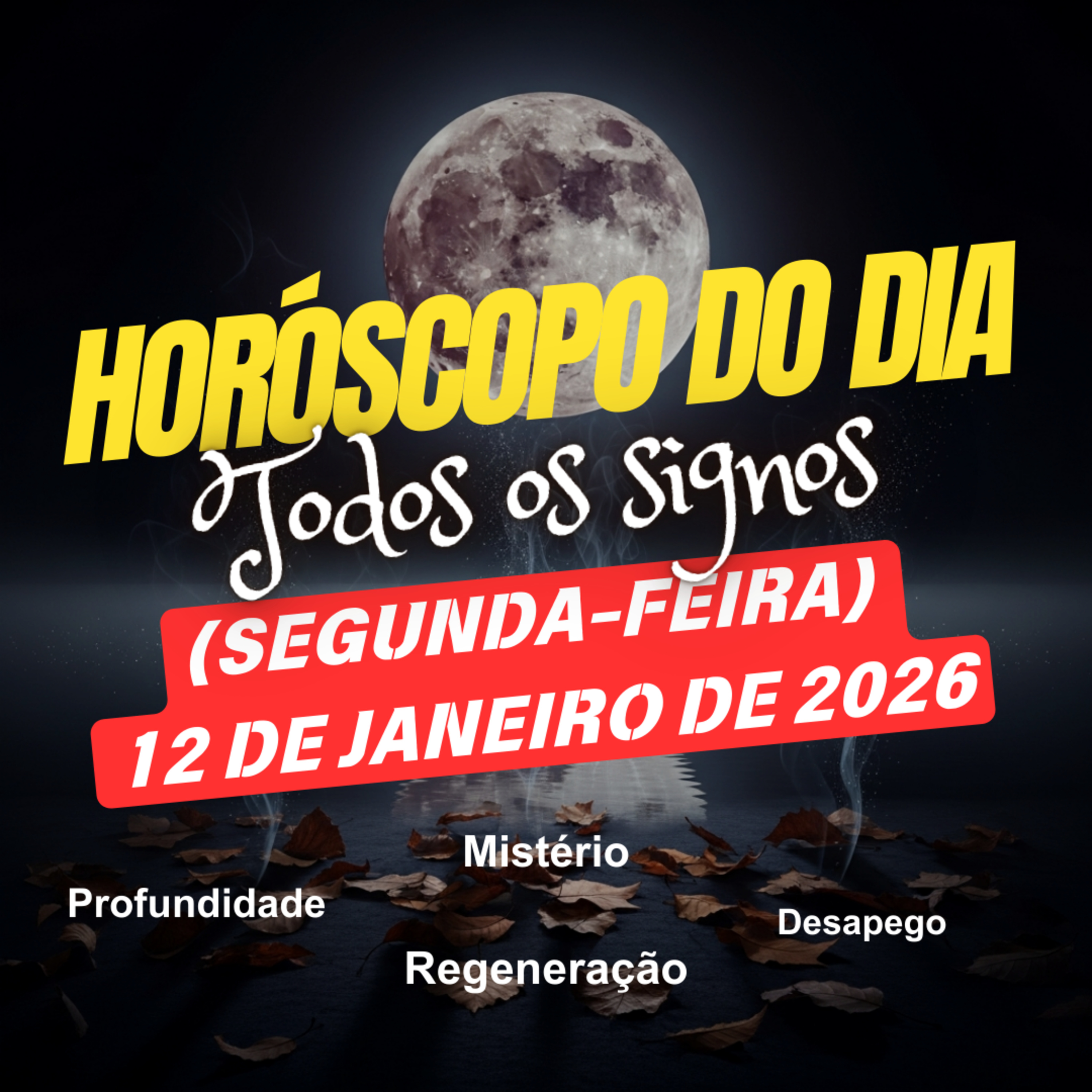 Horóscopo do Dia, Segunda-feira, 12 de Janeiro de 2026. Todos os signos. episode artwork
