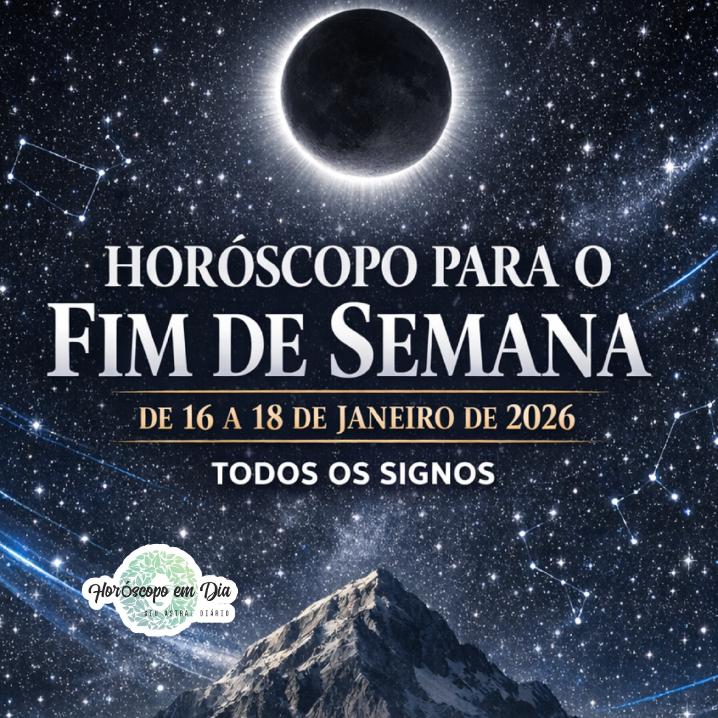 Horóscopo para o fim de semana, de 16 a 18 de Janeiro de 2026. Todos os signos. episode artwork