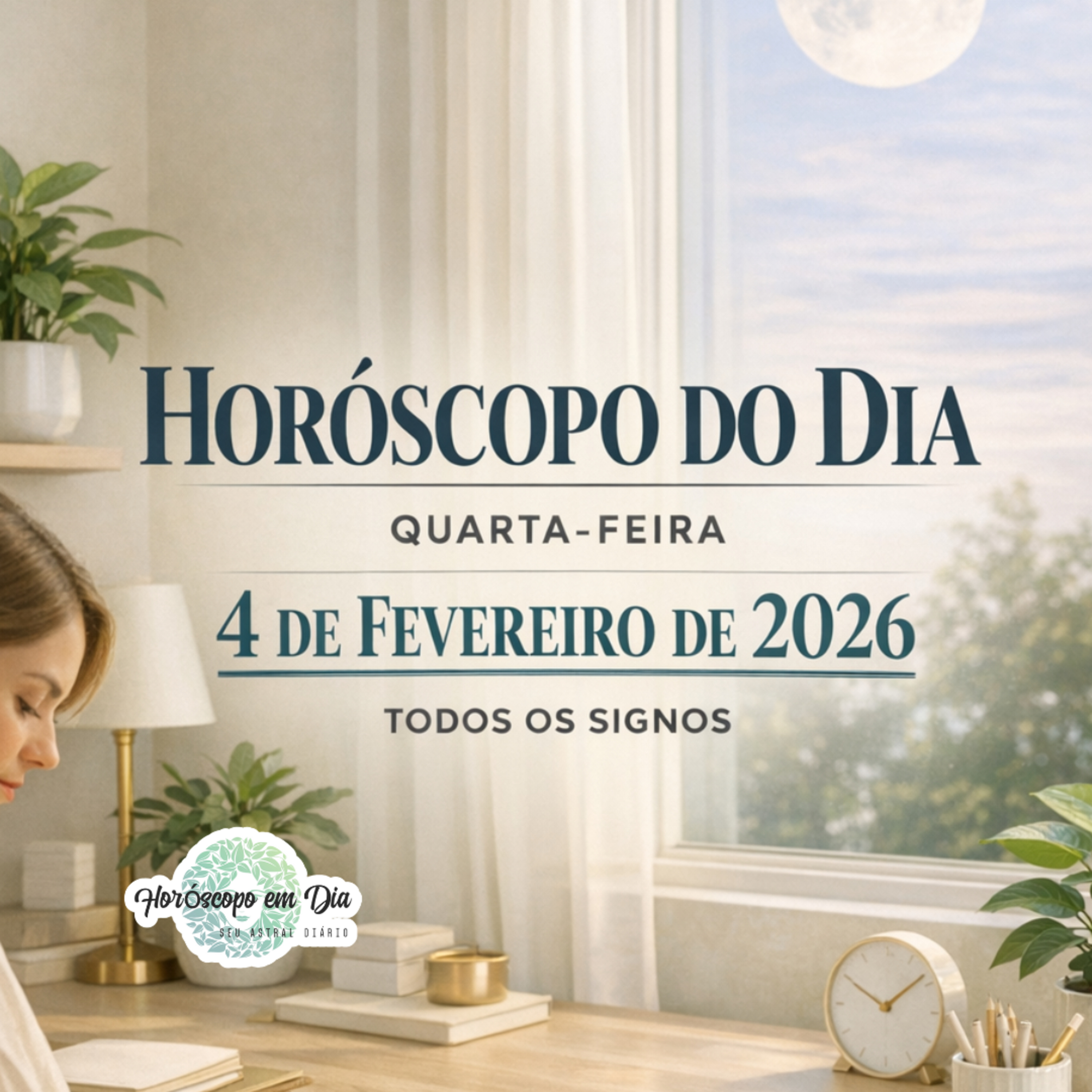 Horóscopo do Dia, Quarta-feira, 4 de Fevereiro de 2026. Todos os signos. episode artwork