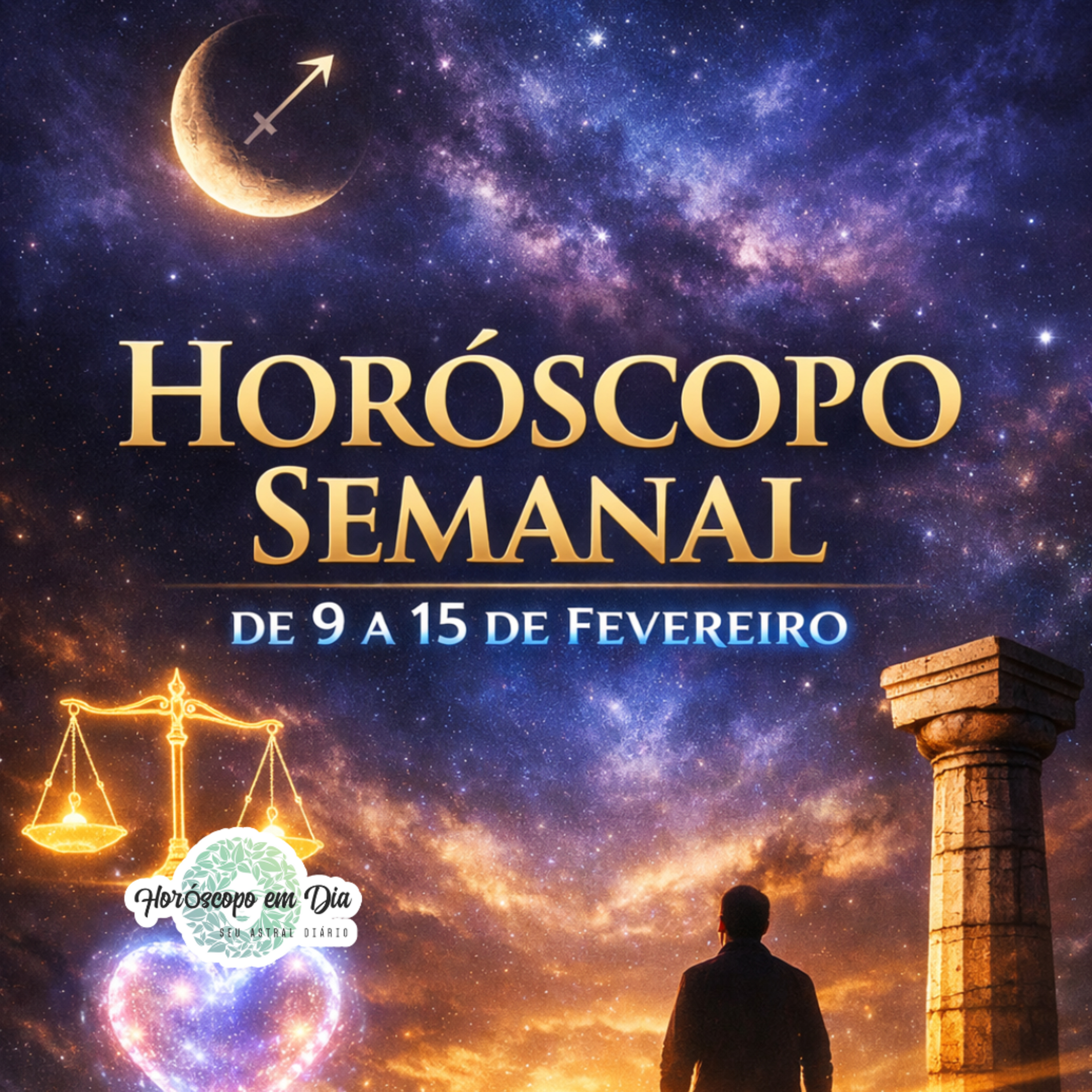 Horóscopo Semanal: De 9 a 15 de Fevereiro de 2026. Todos os signos. episode artwork