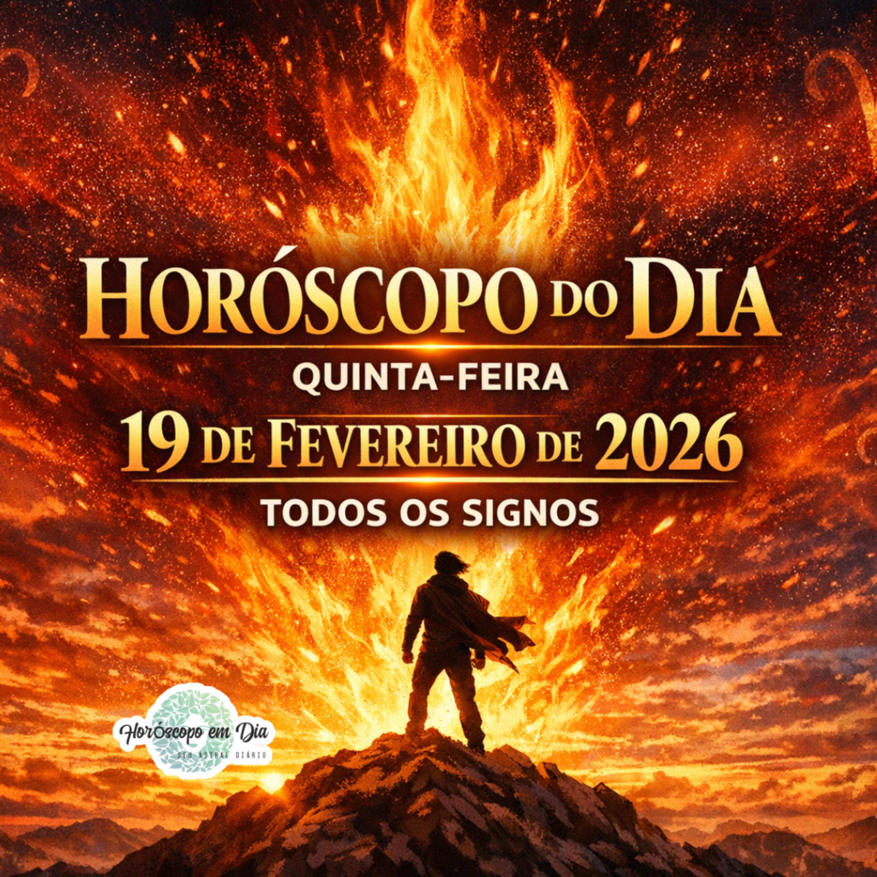 Horóscopo do Dia, Quinta-feira, 19 de Fevereiro de 2026. Todos os signos. episode artwork
