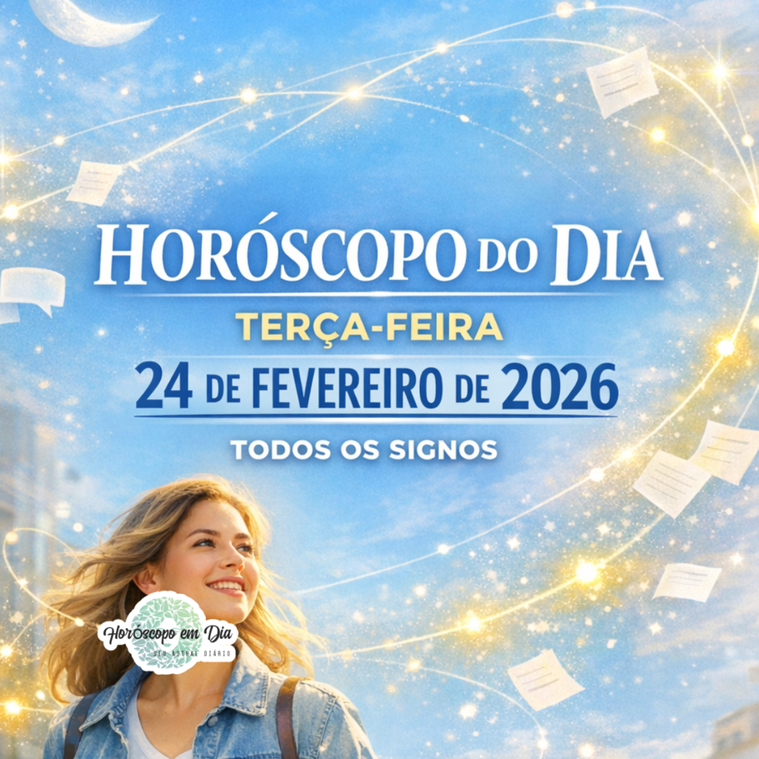 Horóscopo do Dia, Terça-feira, 24 de Fevereiro de 2026. Todos os signos. episode artwork