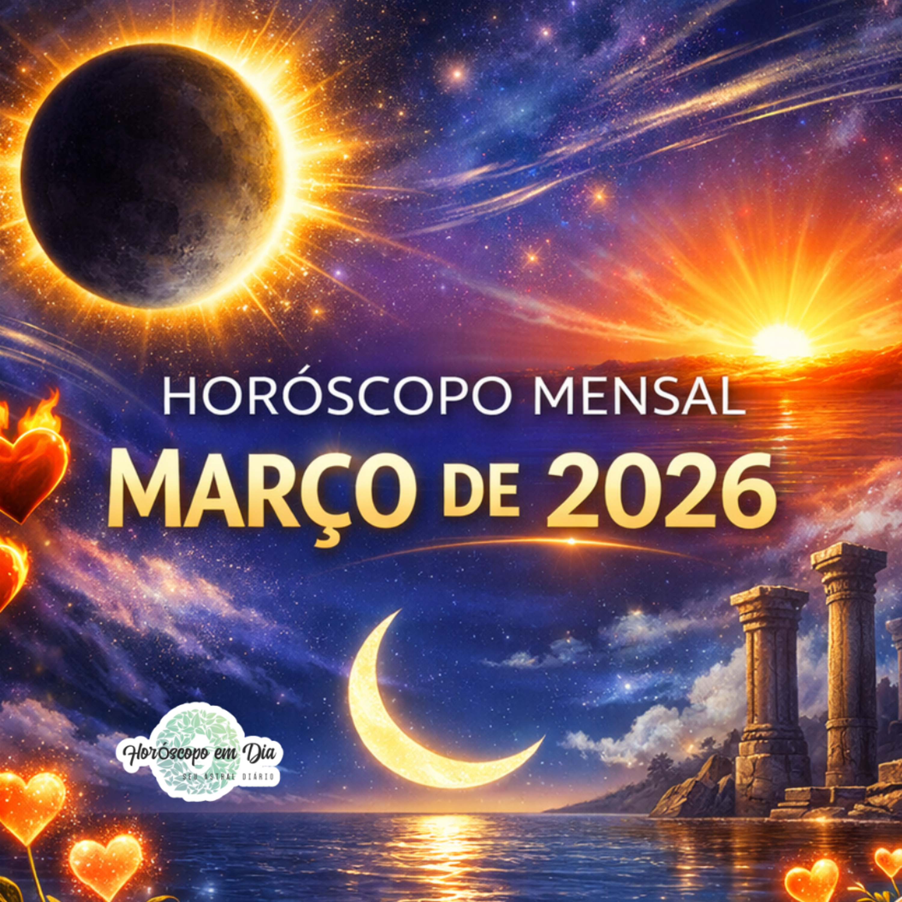 Horóscopo Mensal, Março de 2026. Todos os signos.  episode artwork