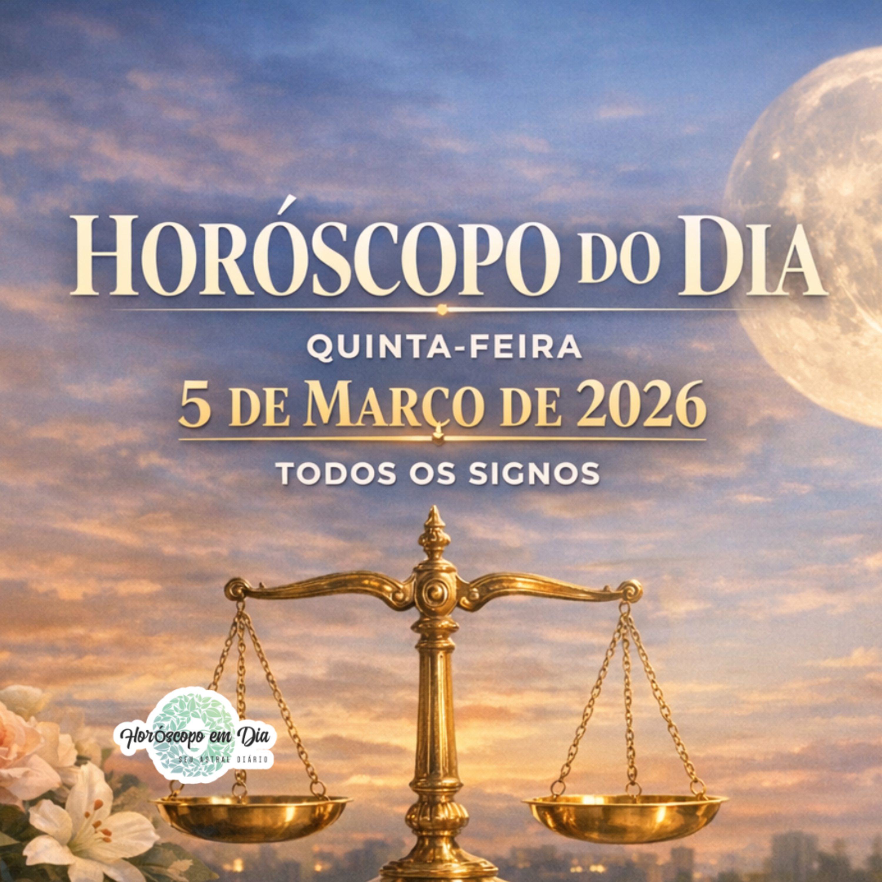 Horóscopo do Dia, Quinta-feira, 5 de março de 2026. Todos os signos. episode artwork