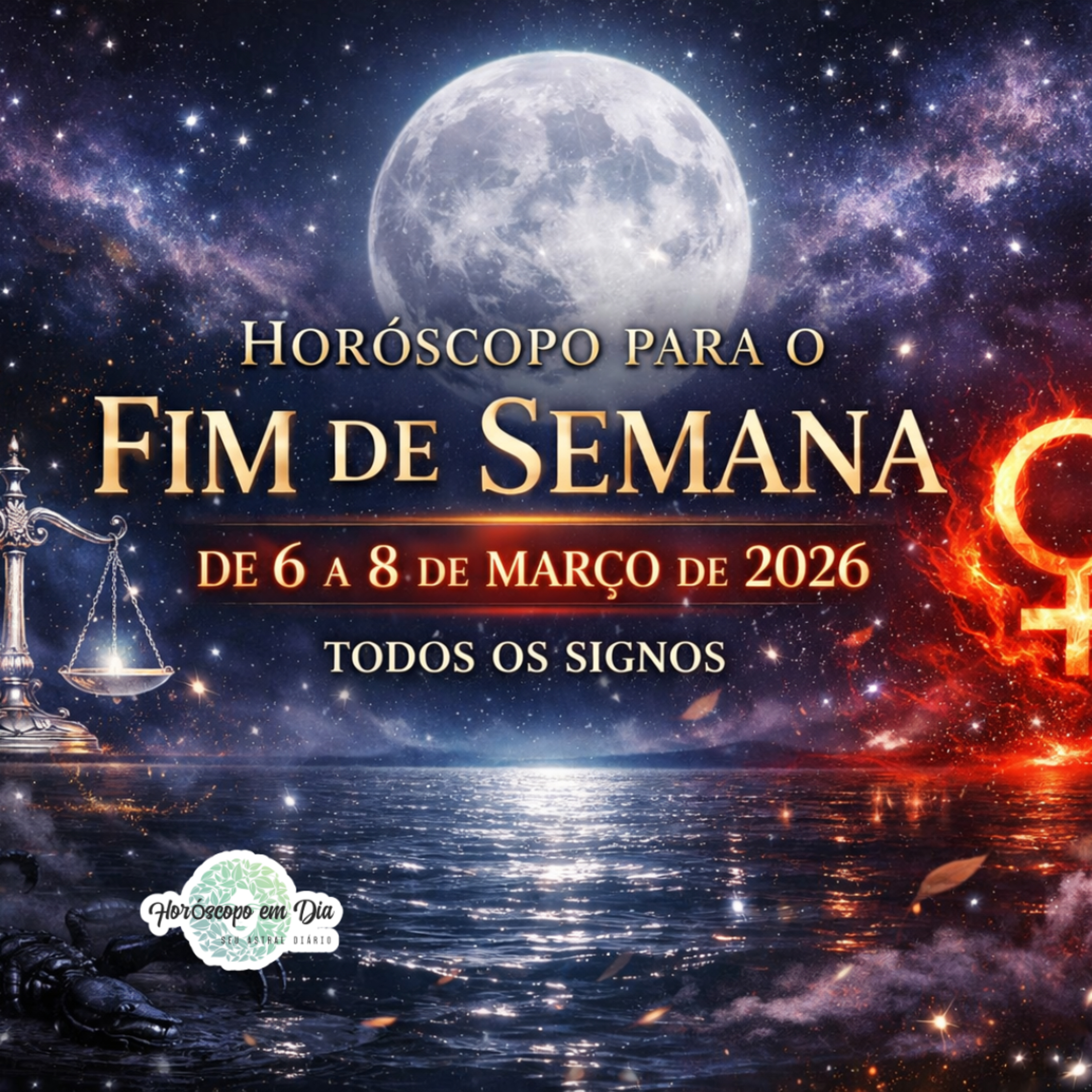 Horóscopo para o fim de semana, de 6 a 8 de Março de 2026. Todos os signos. episode artwork