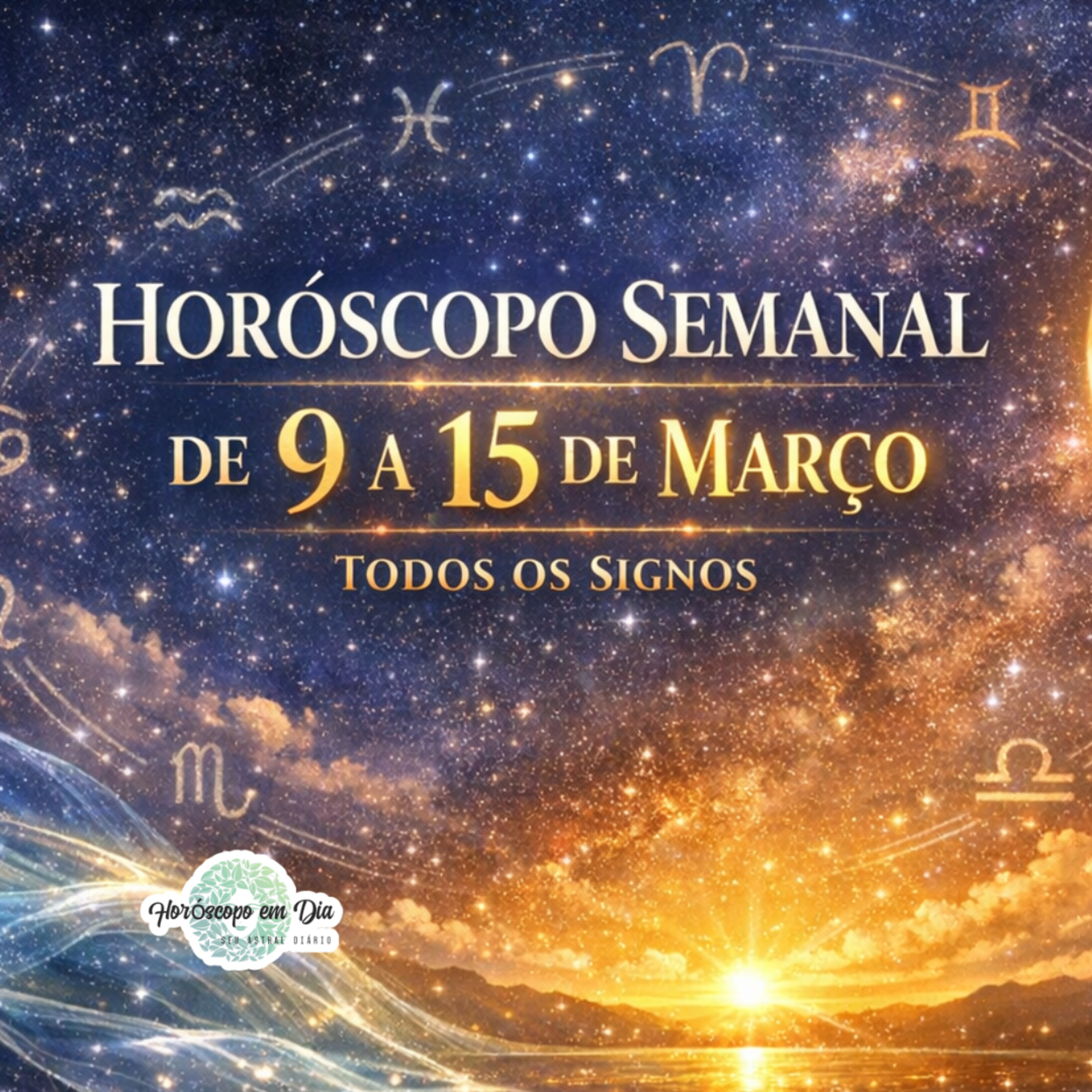 Horóscopo Semanal, De 9 a 15 de Março de 2026. Todos os signos. episode artwork