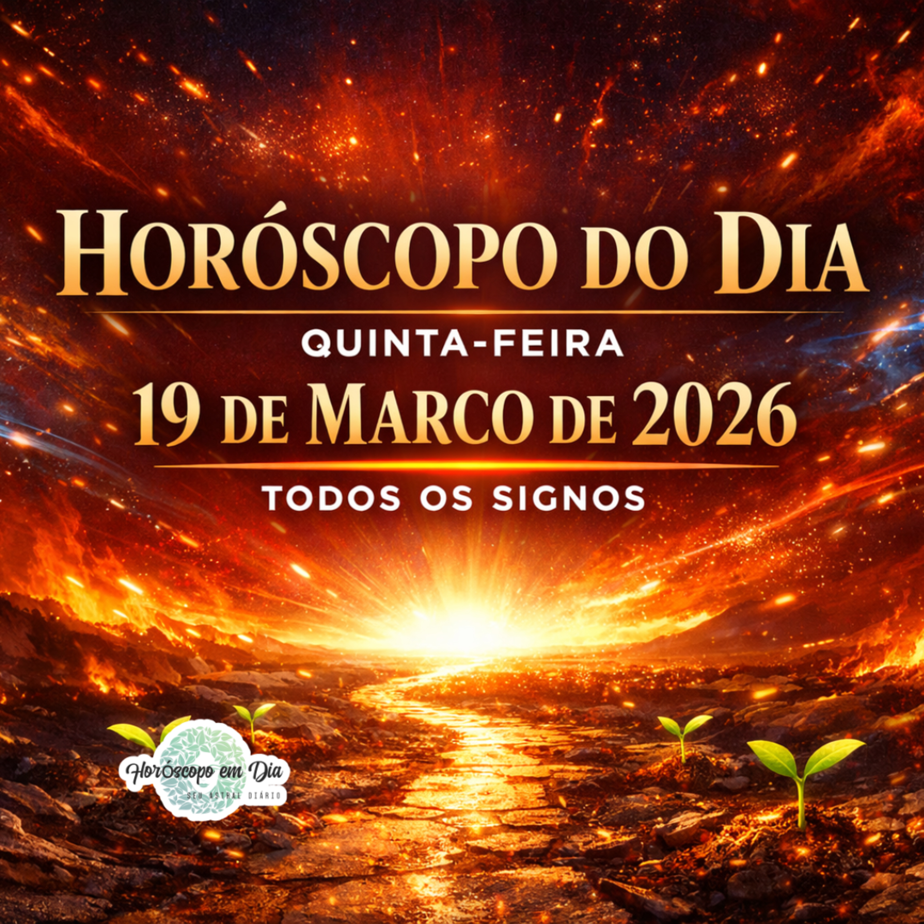 Horóscopo do Dia, Quinta-feira, 19 de Março de 2026. Todos os signos. episode artwork