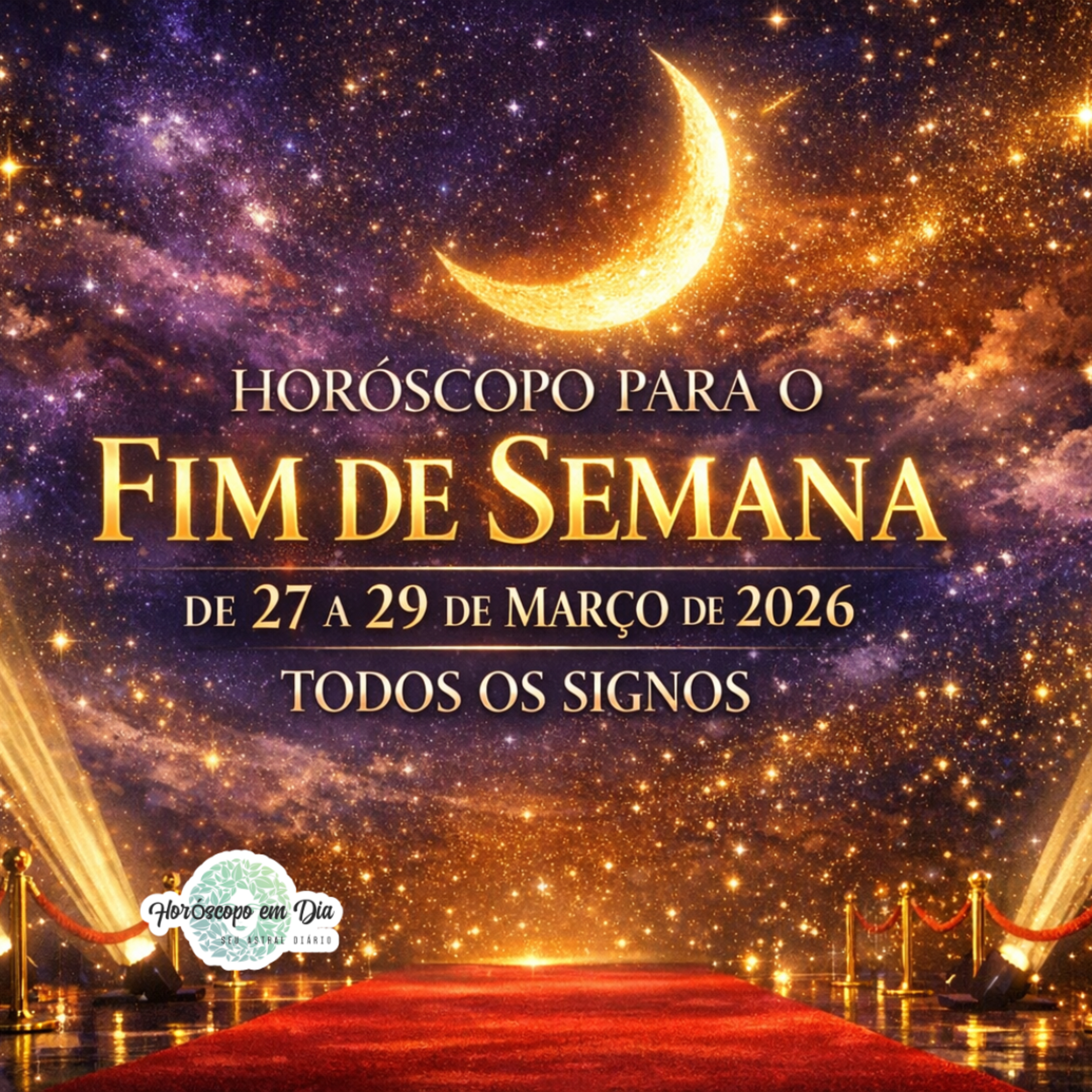 Horóscopo para o fim de semana, de 27 a 29 de Março de 2026. Todos os signos. episode artwork