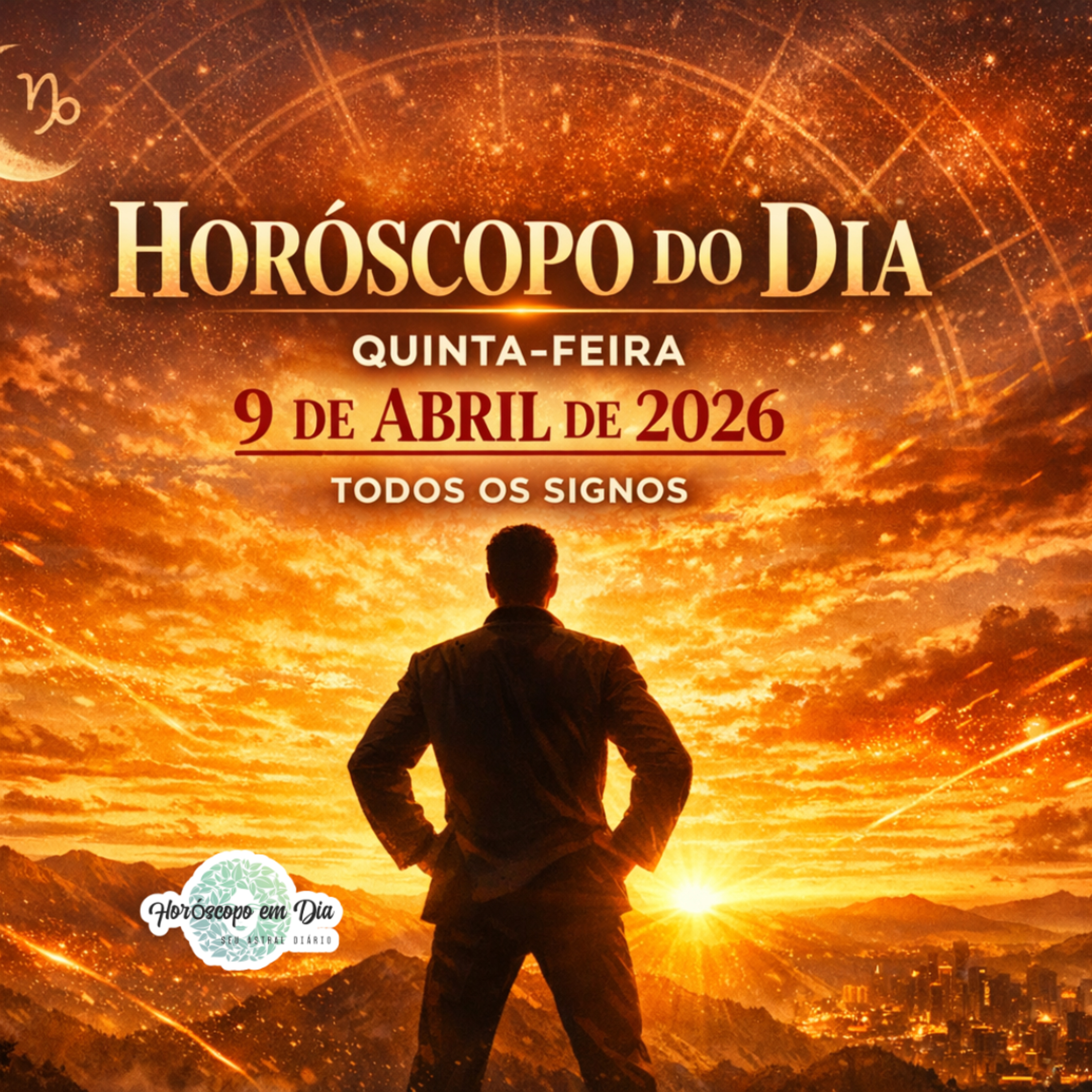 Horóscopo do Dia, Quinta-feira, 9 de Abril de 2026. Todos os signos. episode artwork