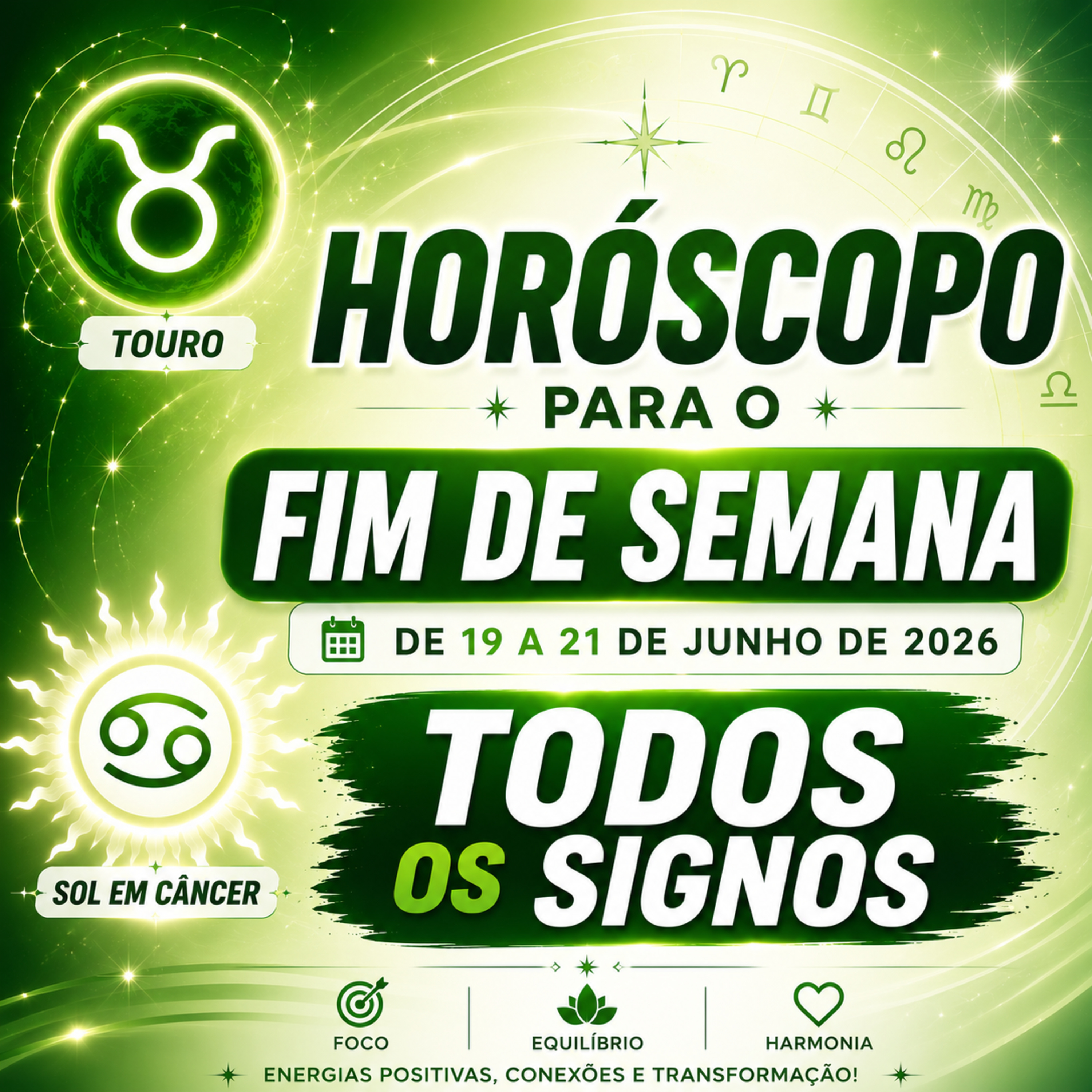 Horóscopo para o fim de semana, de 19 a 21 de Junho de 2026. Todos os signos. episode artwork