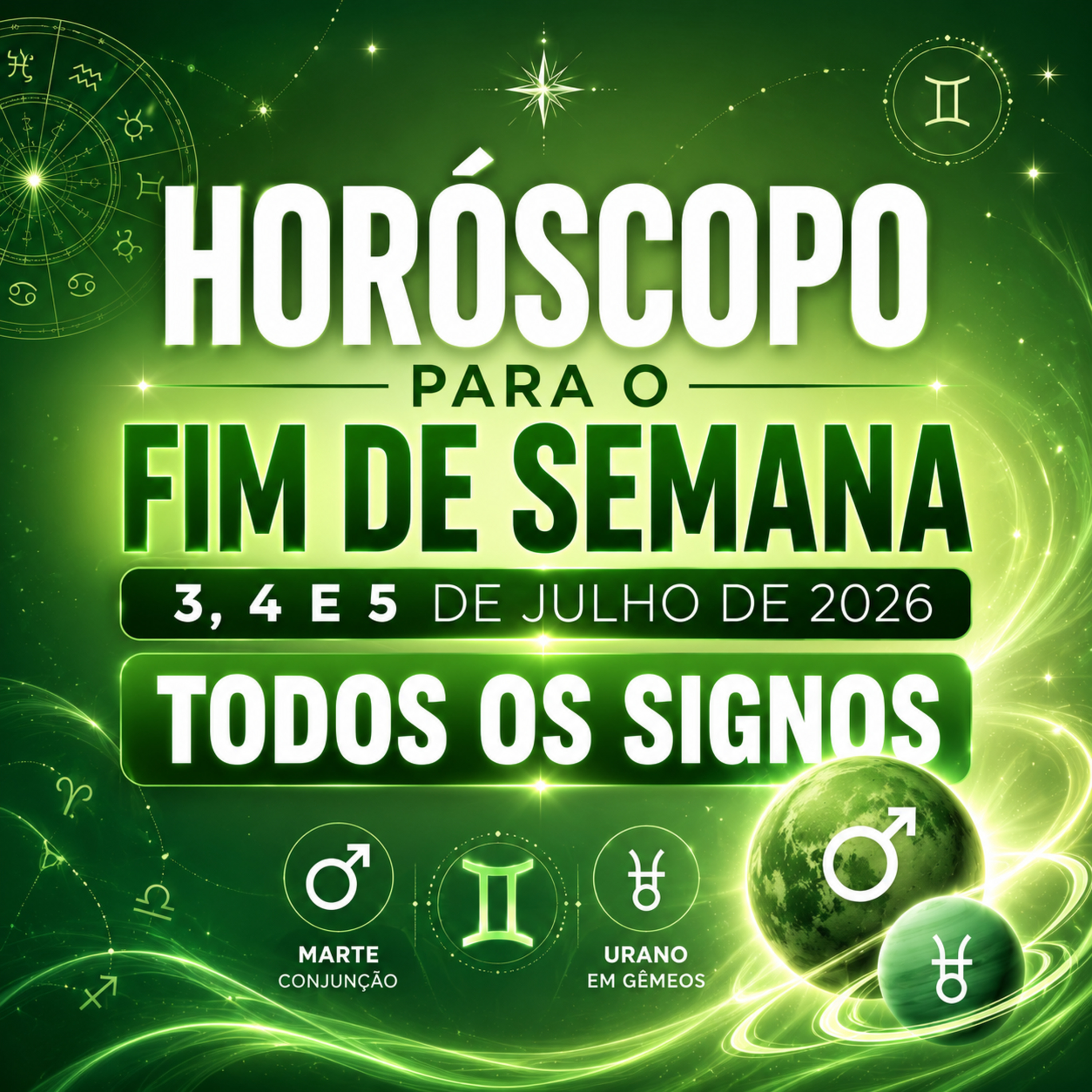 Horóscopo para o fim de semana, de 3 a 5 de JULHO de 2026. Todos os signos. episode artwork