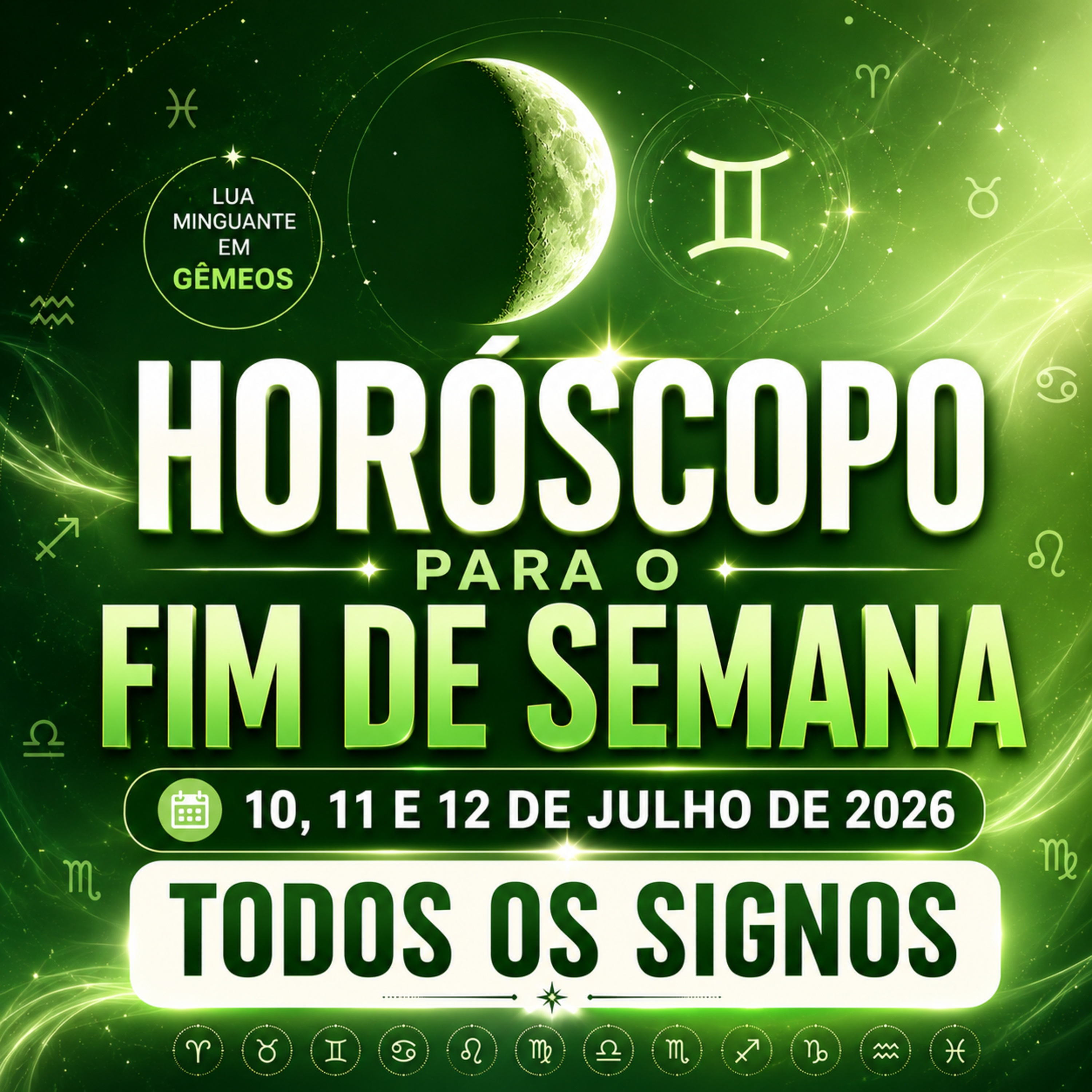 Horóscopo para o fim de semana, de 10 a 12 de Julho de 2026. Todos os signos. episode artwork