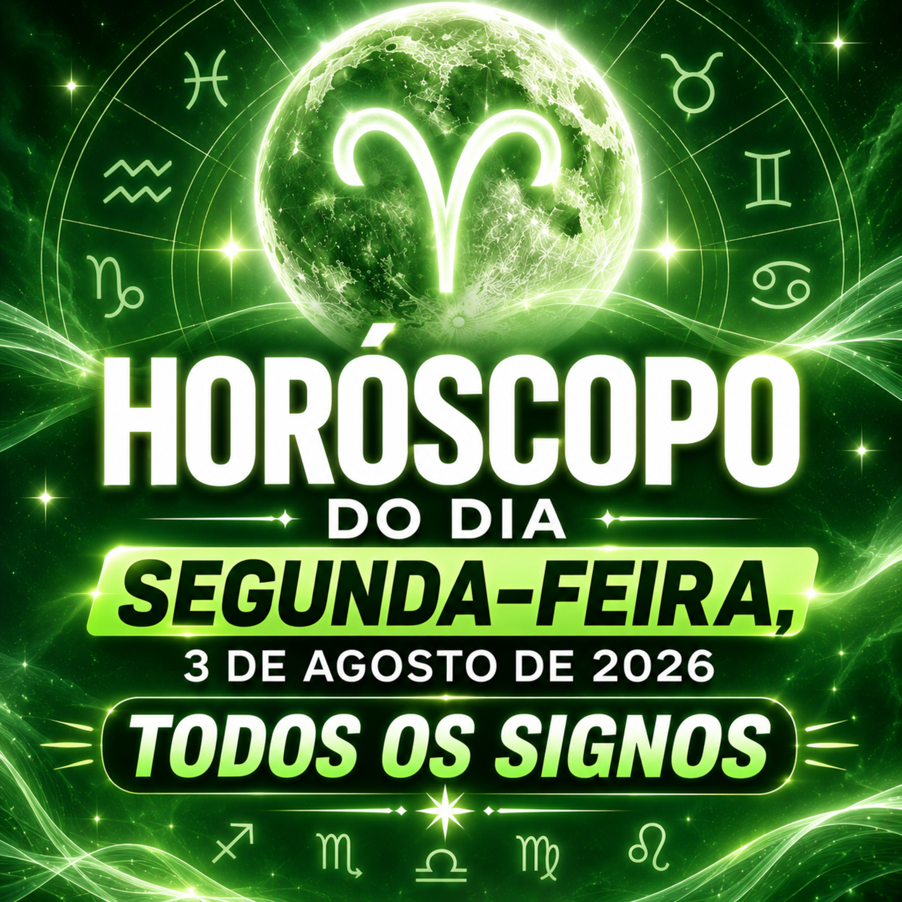 Horóscopo do Dia, Segunda-feira, 3 de Agosto de 2026. Todos os signos. episode artwork