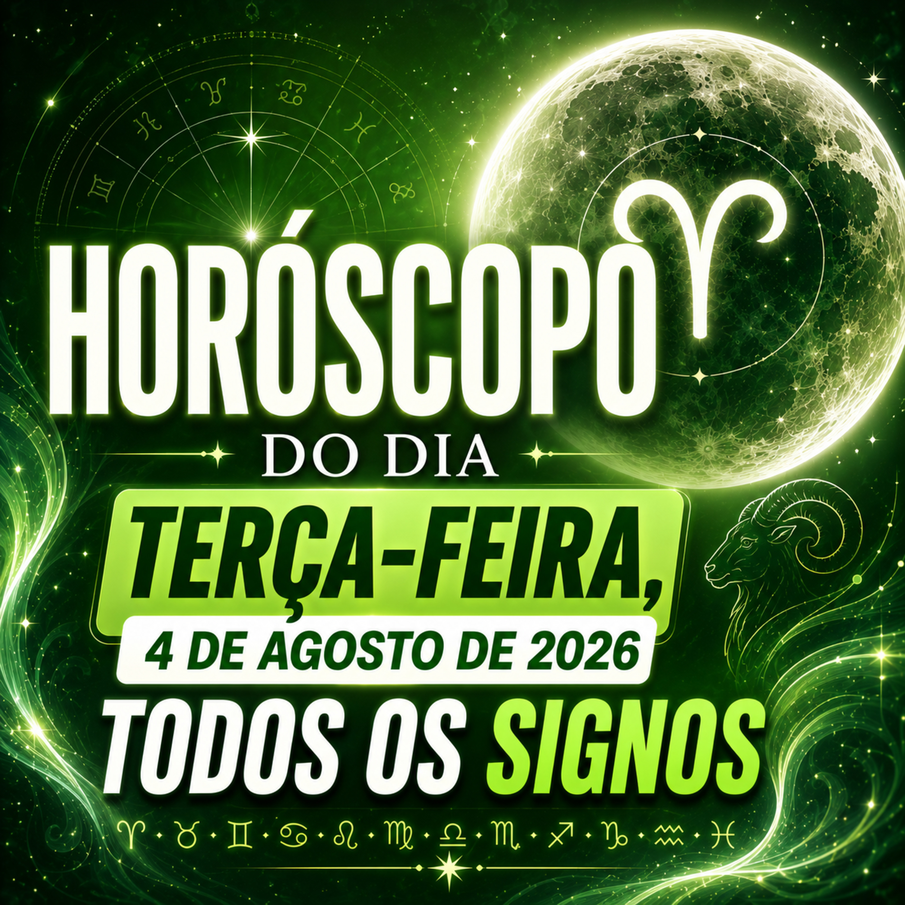 Horóscopo do Dia, Terça-feira, 4 de Agosto de 2026. Todos os signos. episode artwork