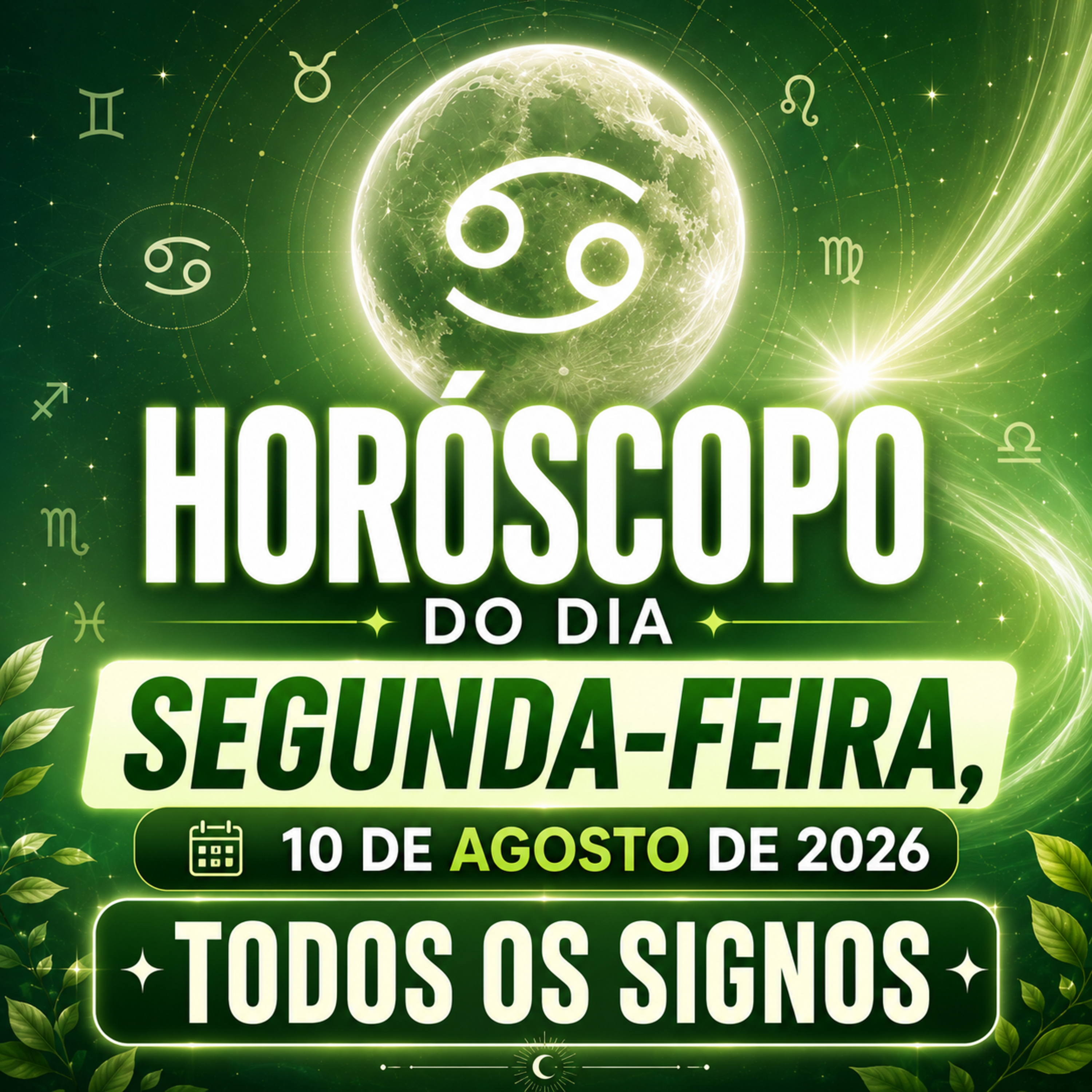 Horóscopo do Dia, Segunda-feira, 10 de Agosto de 2026. episode artwork