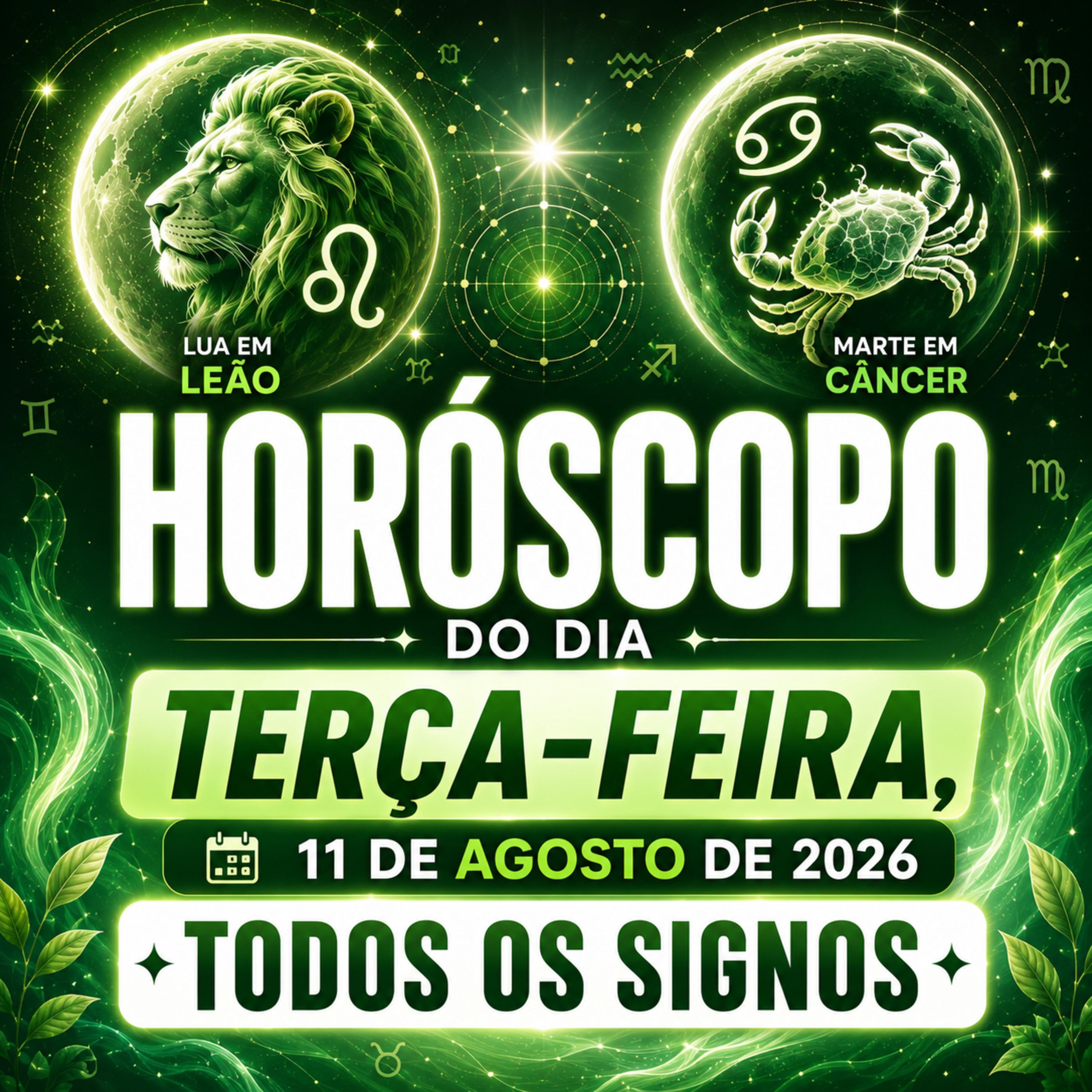 Horóscopo do Dia, Terça-feira, 11 de Agosto de 2026. Todos os signos. episode artwork