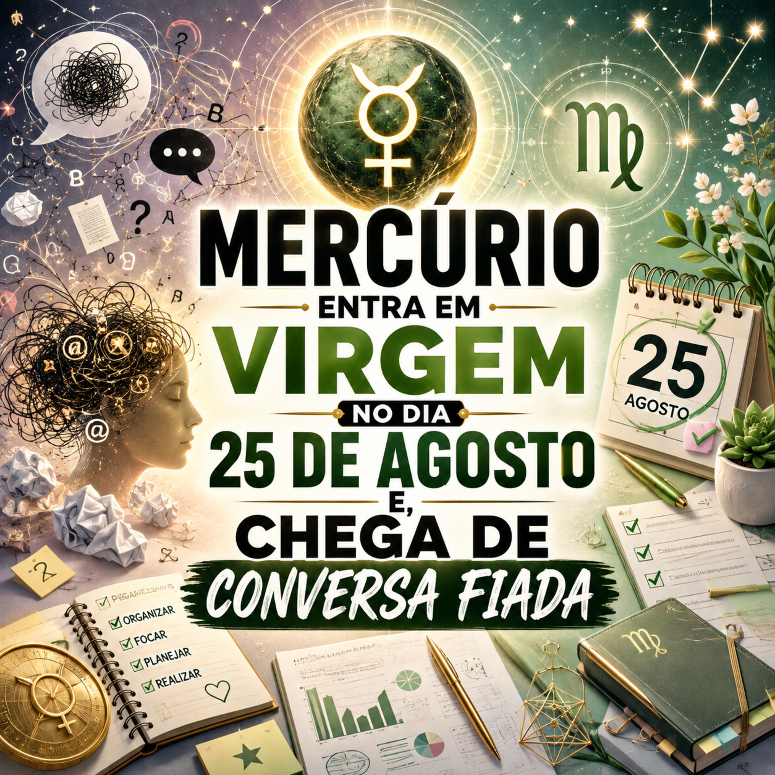 Mercúrio entra em virgem no dia 25 de agosto, Acabou a conversa fiada. episode artwork