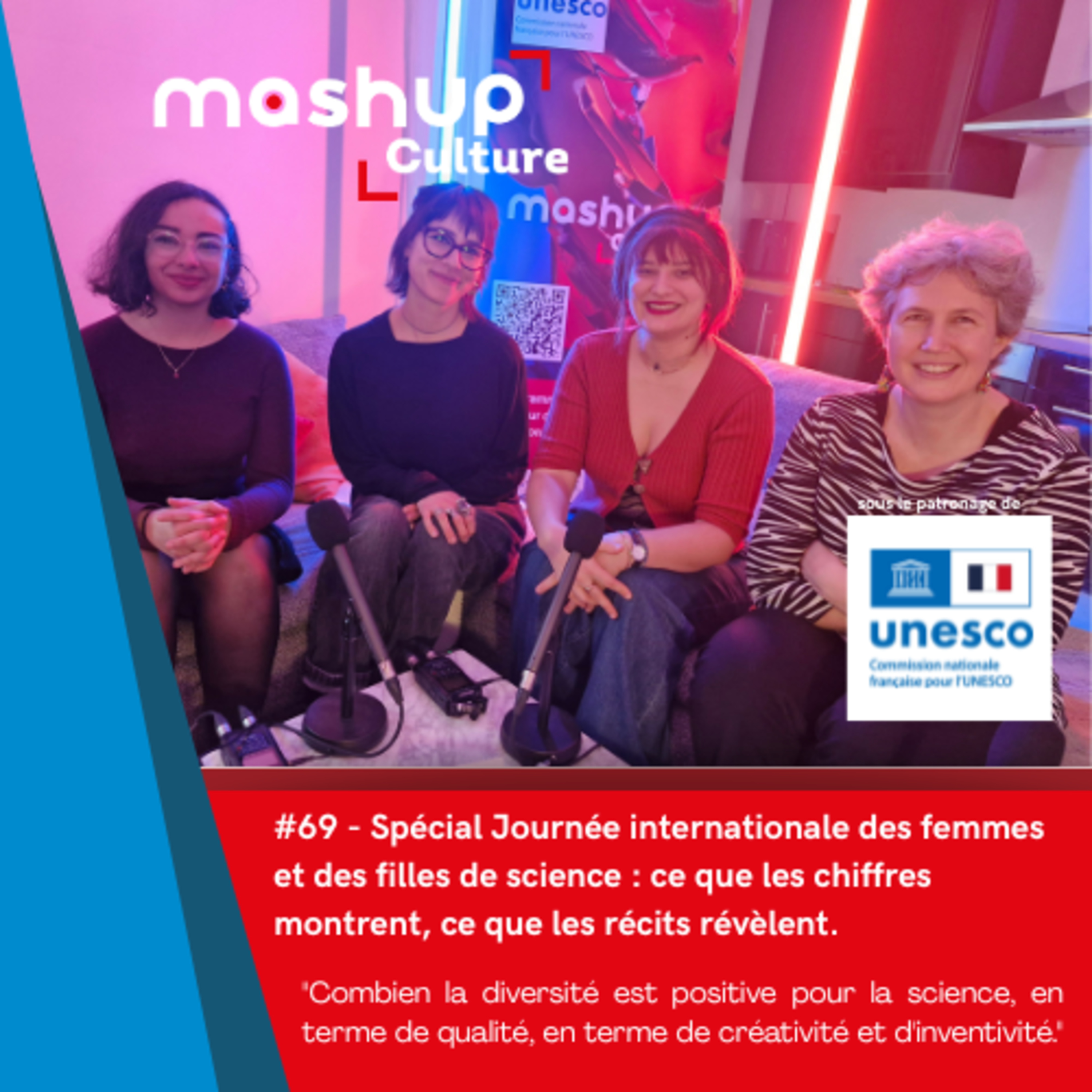 #69 - Spécial Journée internationale des femmes et des filles de science : ce que les chiffres montrent, ce que les récits révèlent. episode artwork