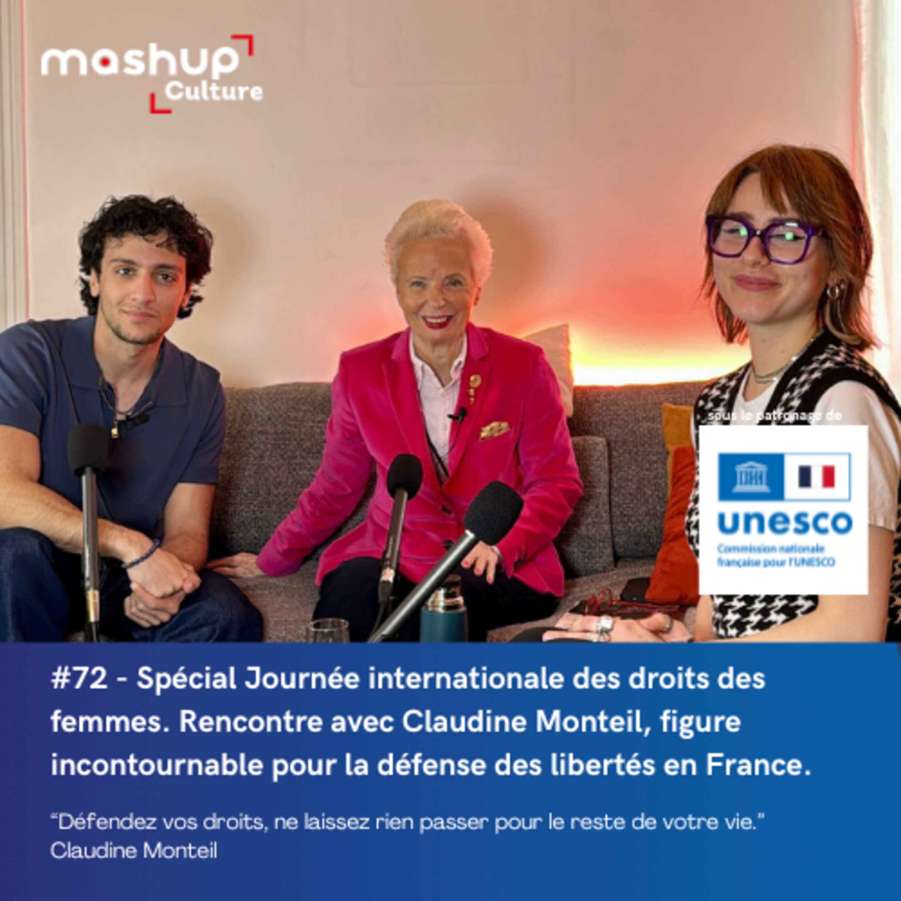 #72 - Spécial Journée Internationale des droits des femmes. Rencontre avec Claudine Monteil episode artwork