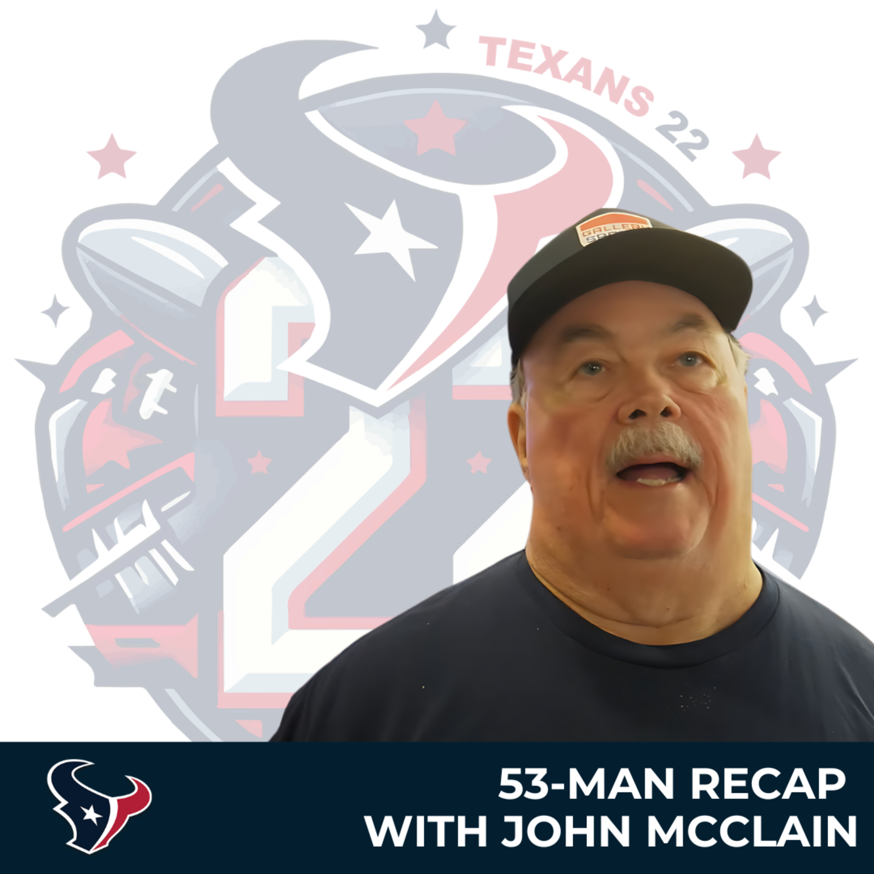 Texans 53-man roster recap with John McClain (Texans 22 Podcast) episode artwork