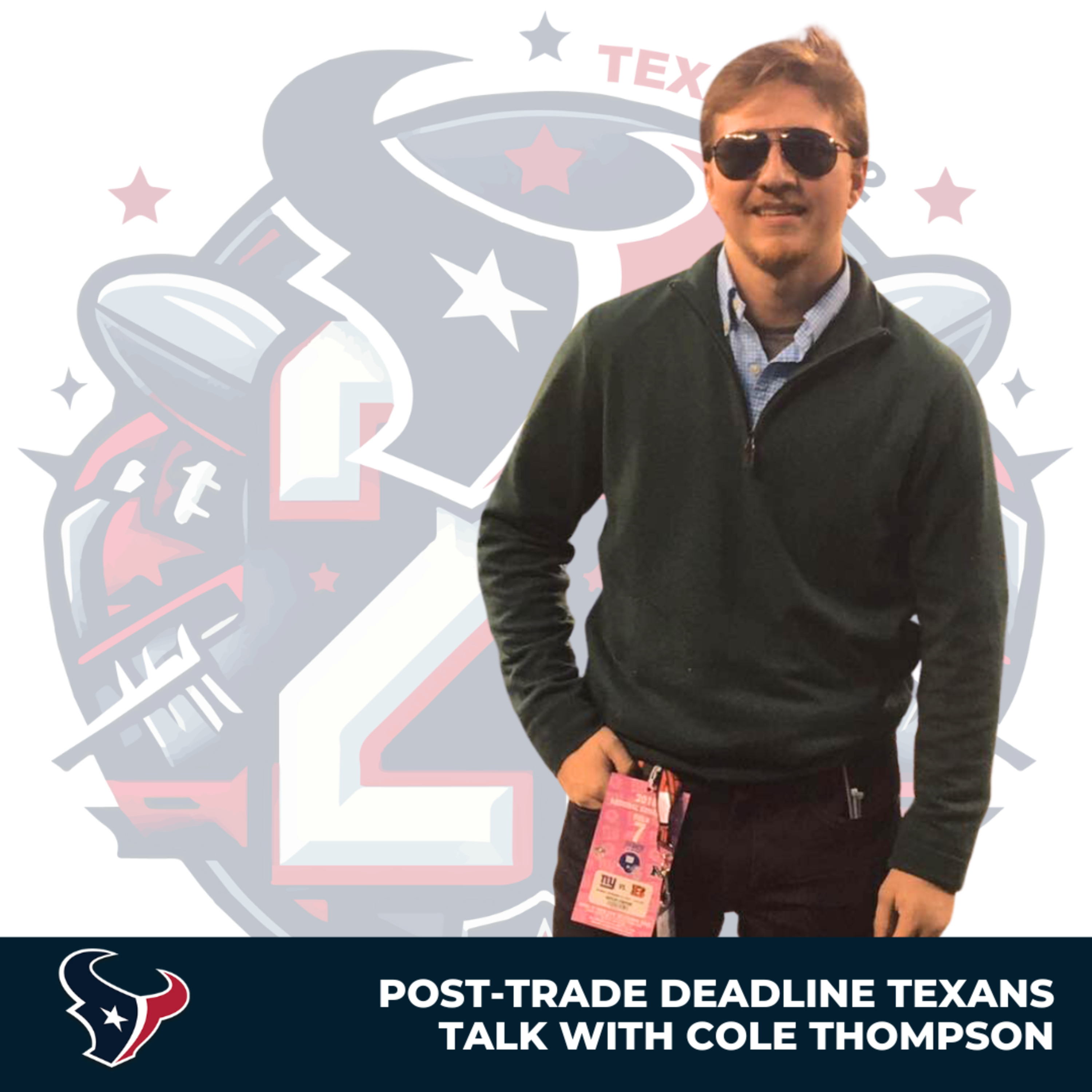 Post-trade TEXANS Talk with Cole Thompson and PREDICTIONS for the Texans Vs. Lions game episode artwork