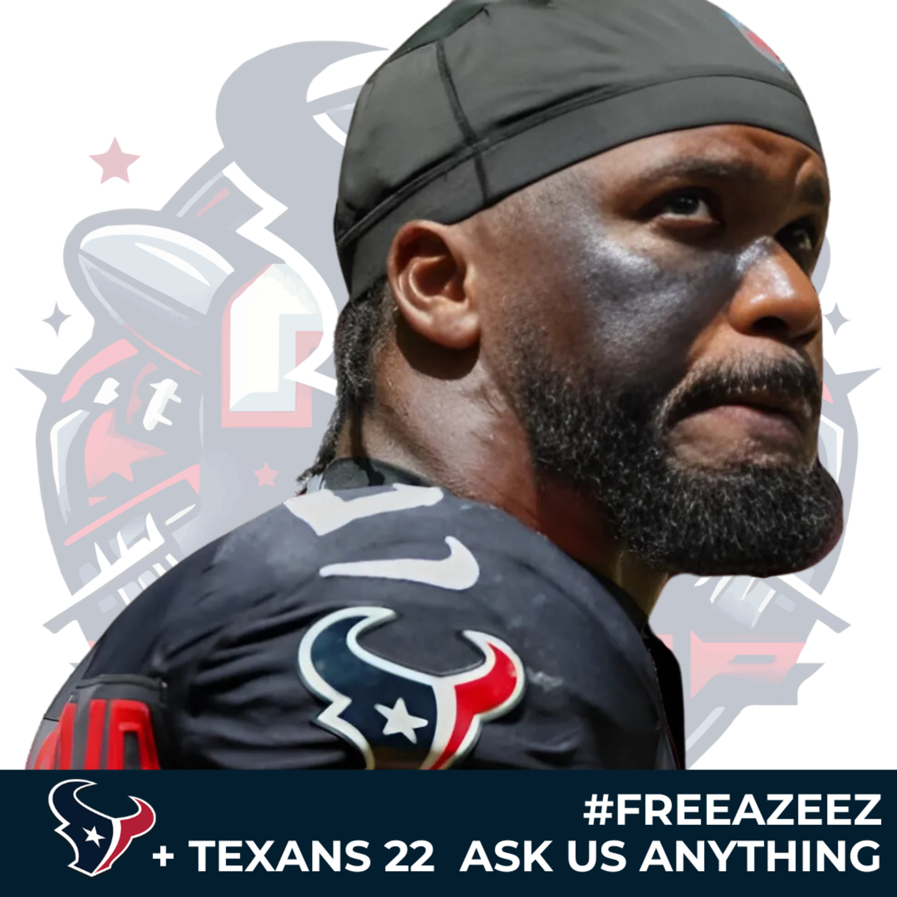 Azeez Al-Shaair suspended, Caserio press conference and Texans 22 AMA (Houston Texans podcast) episode artwork