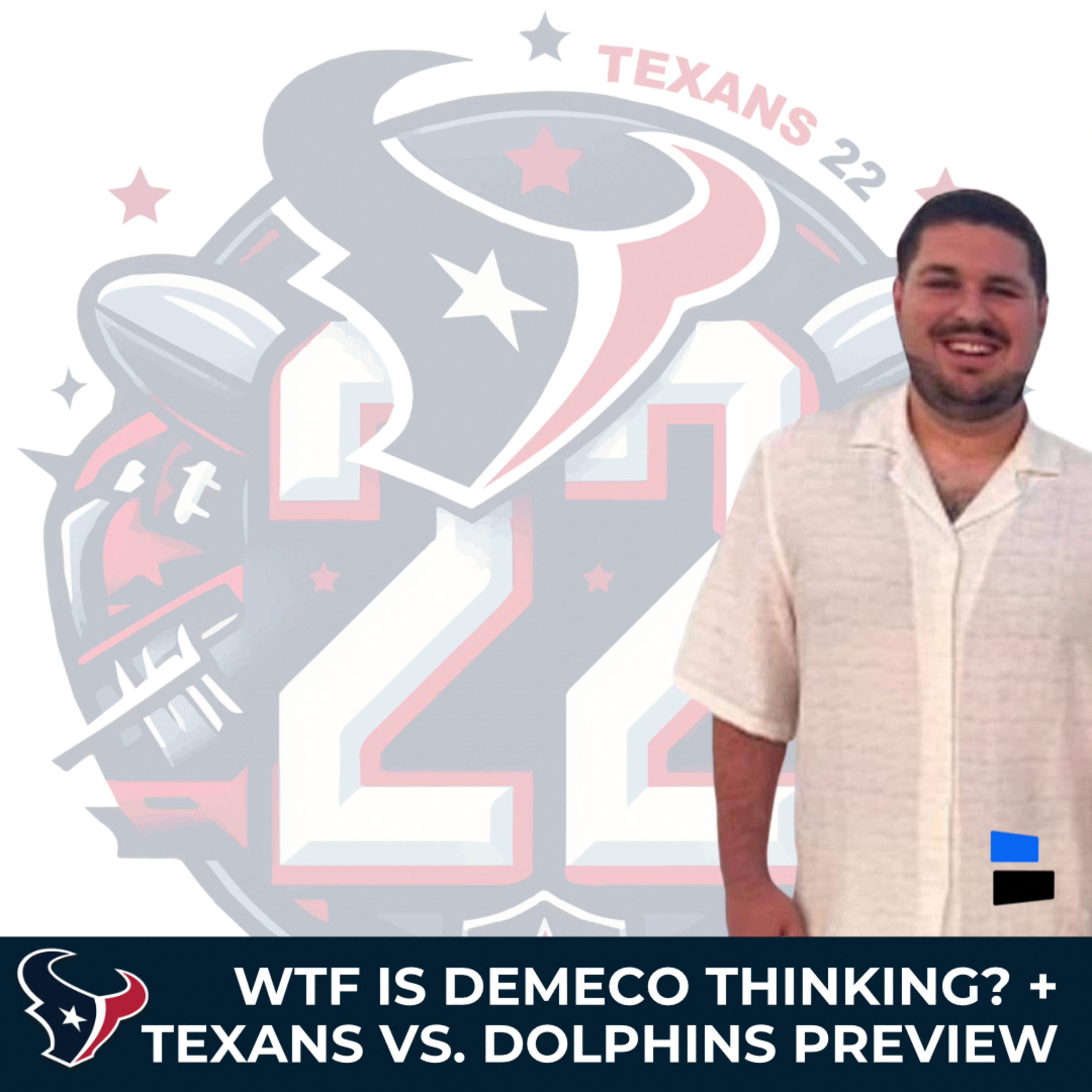What is DeMeco thinking? Houston Texans Vs. Miami Dolphins GAME PREVIEW with Jeremy Chuggs from Chat Sports (Texans 22 Podcast) episode artwork