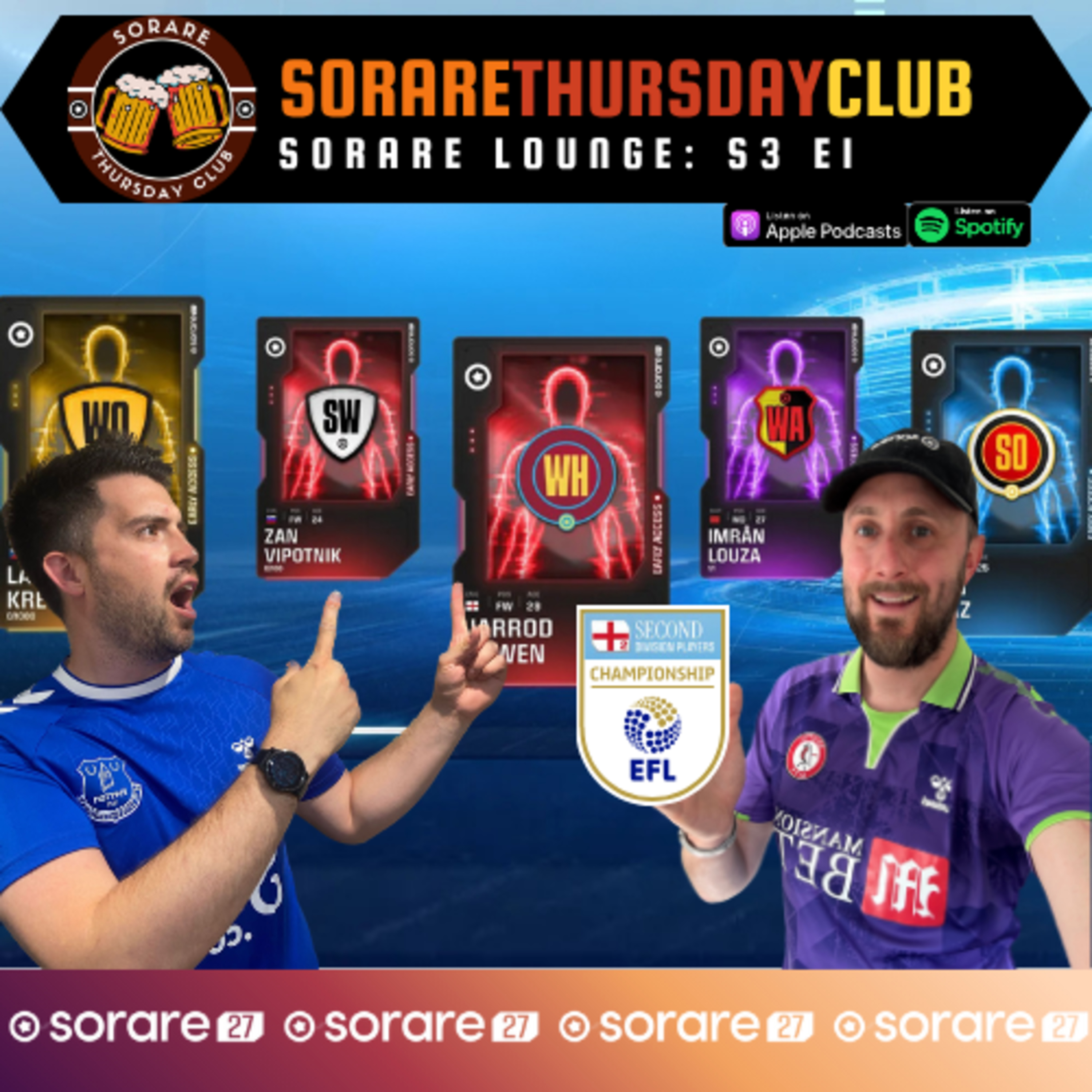 Keep Calm & Buy Championship JPEGs 🚂⚽ | Sorare 27 Has Us Spending Again! | Sorare Lounge🎙️ episode artwork