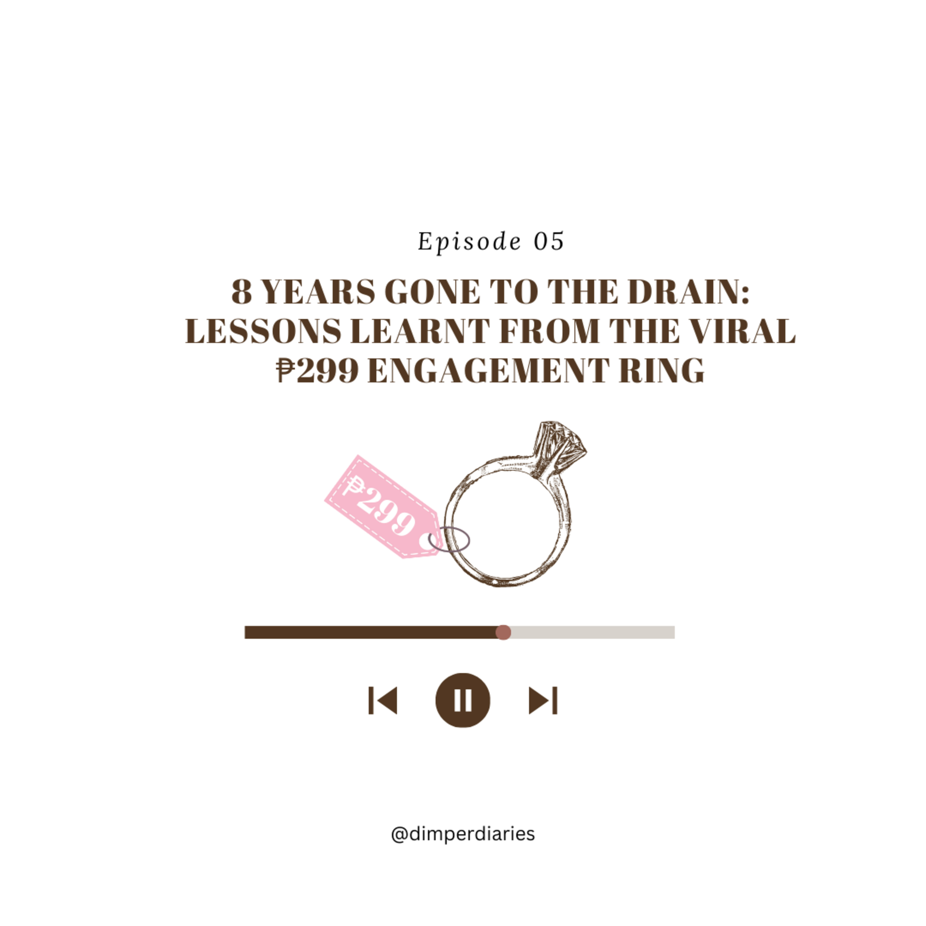 EP 05 8 Years Gone to the Drain: Lesson Learnt from the Viral 299php Engagement Ring episode artwork