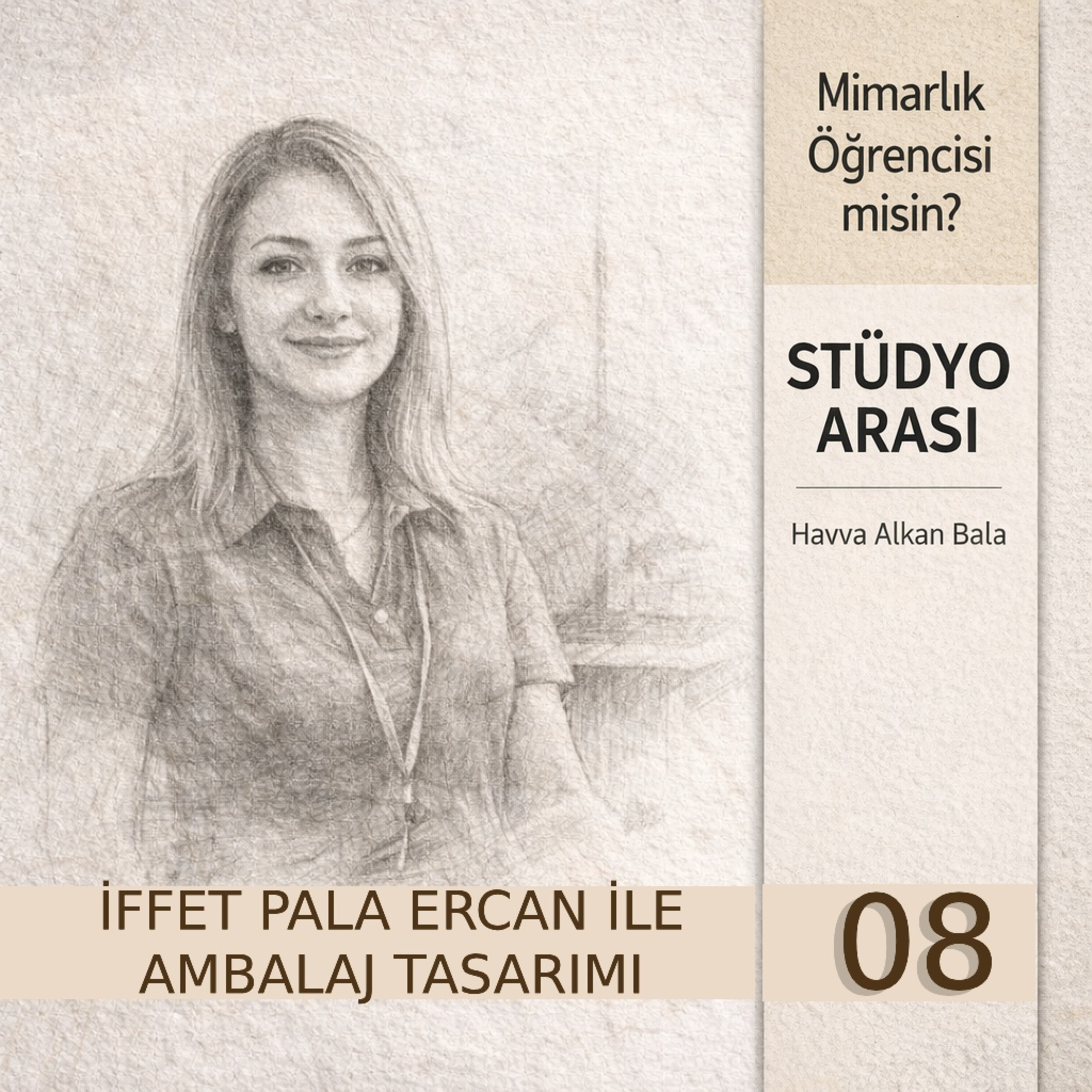 #08-İFFET PALA ERCAN İLE AMBALAJ TASARIMI episode artwork