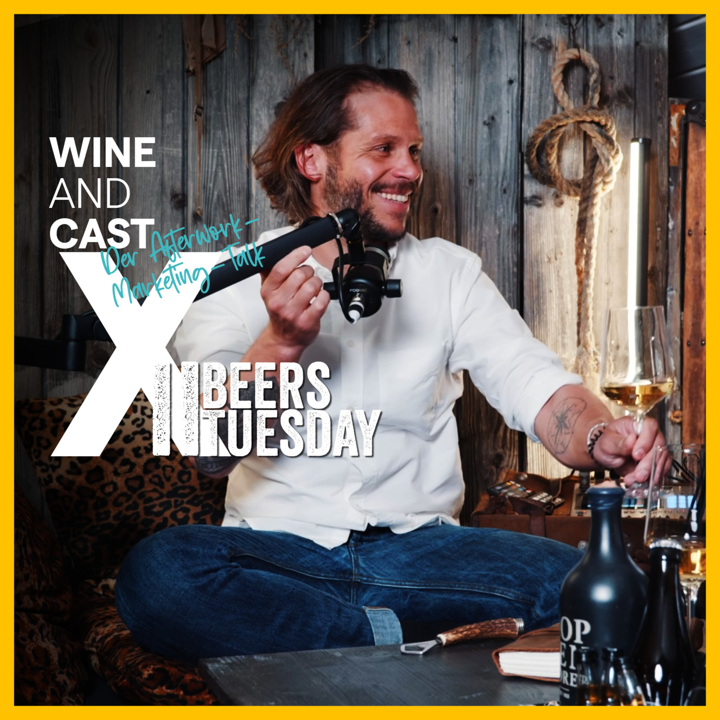 #90 - Von Print zu Social Media – der Wandel im Sportmarketing | Wine and Cast x Two Beers Tuesday episode artwork