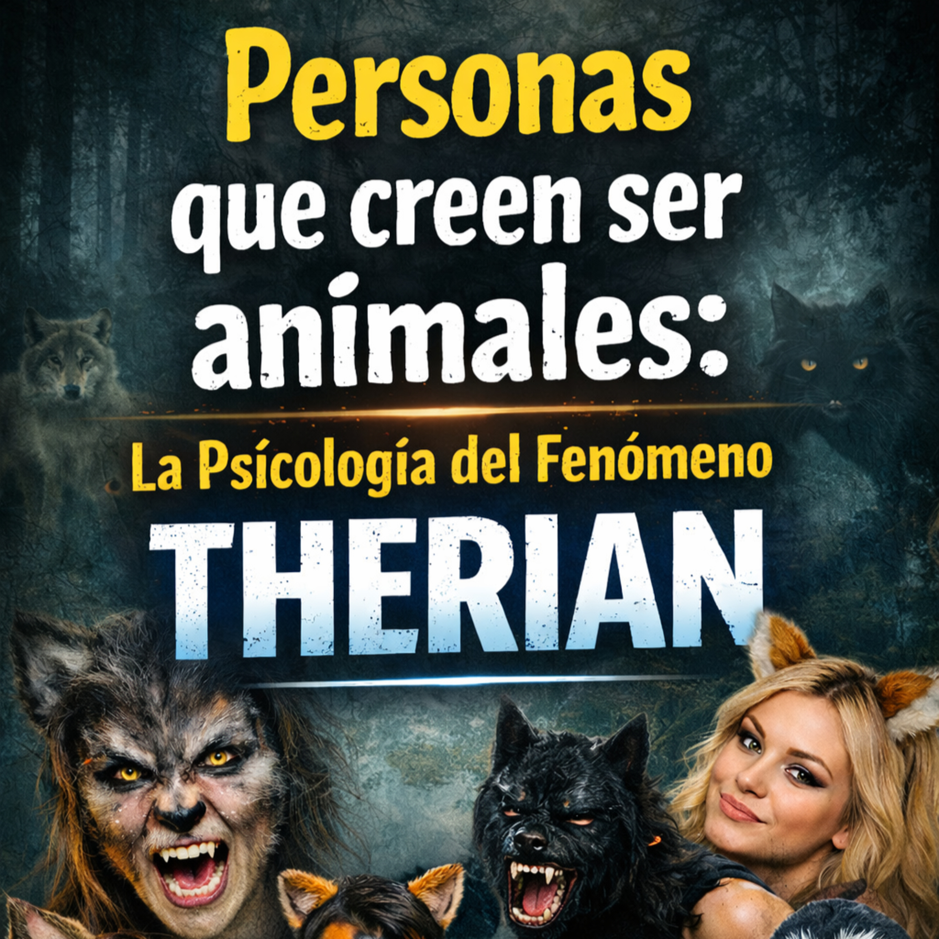 ¿Gente que se cree ANIMAL? 🐾 La Psicología detrás de los THERIAN | PsiLocoGia Podcast episode artwork