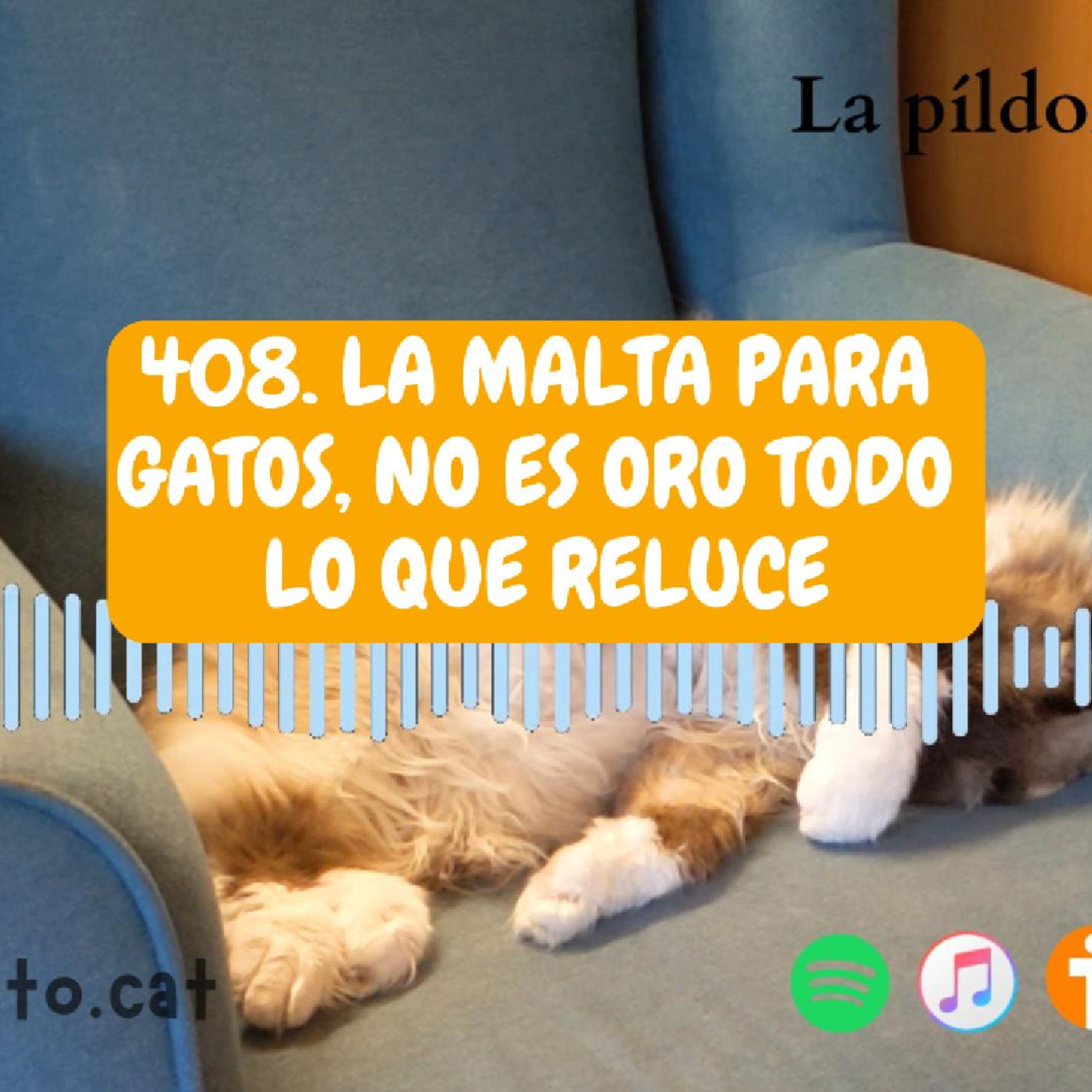 Imagen del episodio 408. La MALTA para gatos, NO ES ORO todo lo que reluce