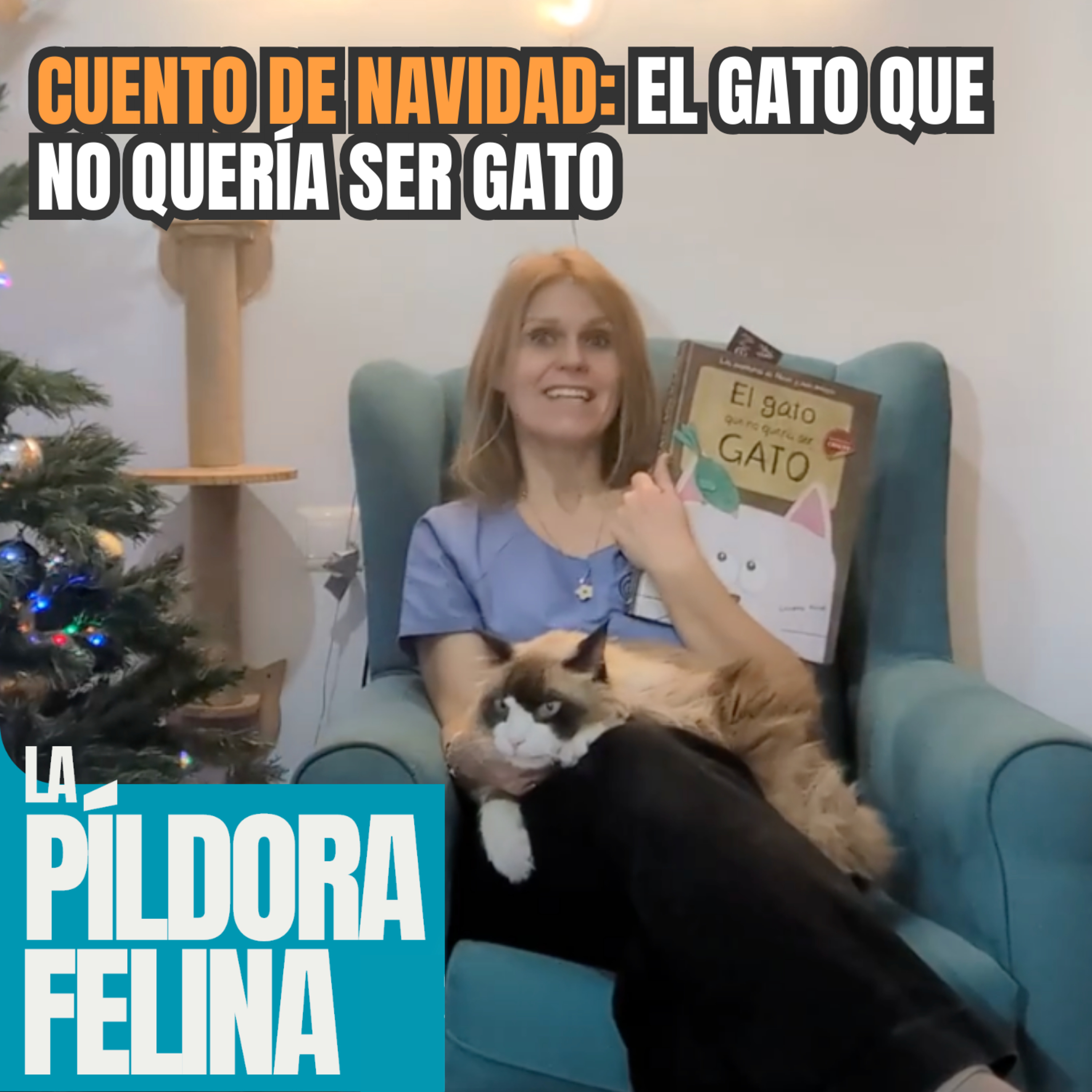 Imagen del episodio 579. Cuento de NAVIDAD: El gato que no quería ser gato