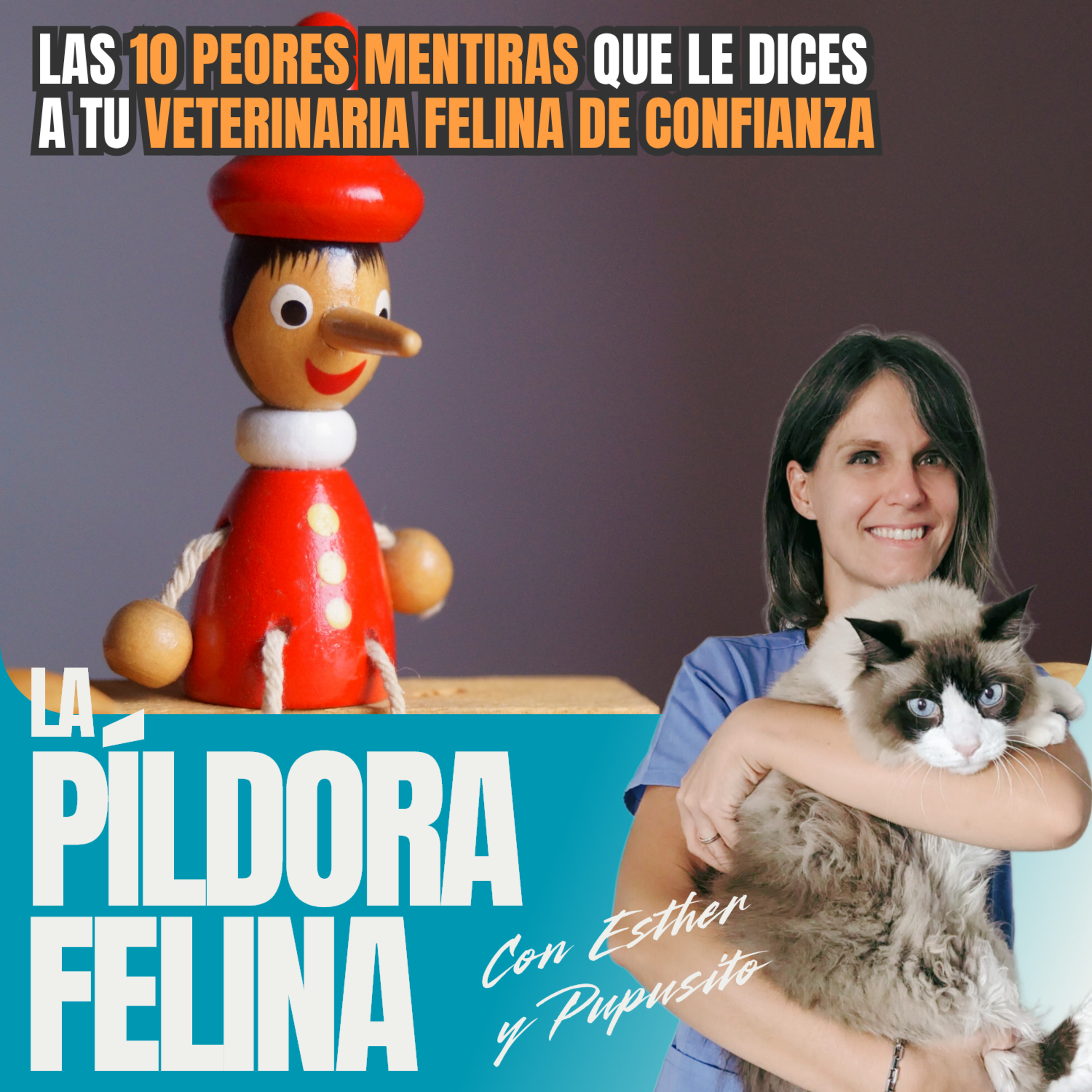 Imagen del episodio 645. Las 10 PEORES MENTIRAS que le dices a tu Veterinaria Felina de Confianza