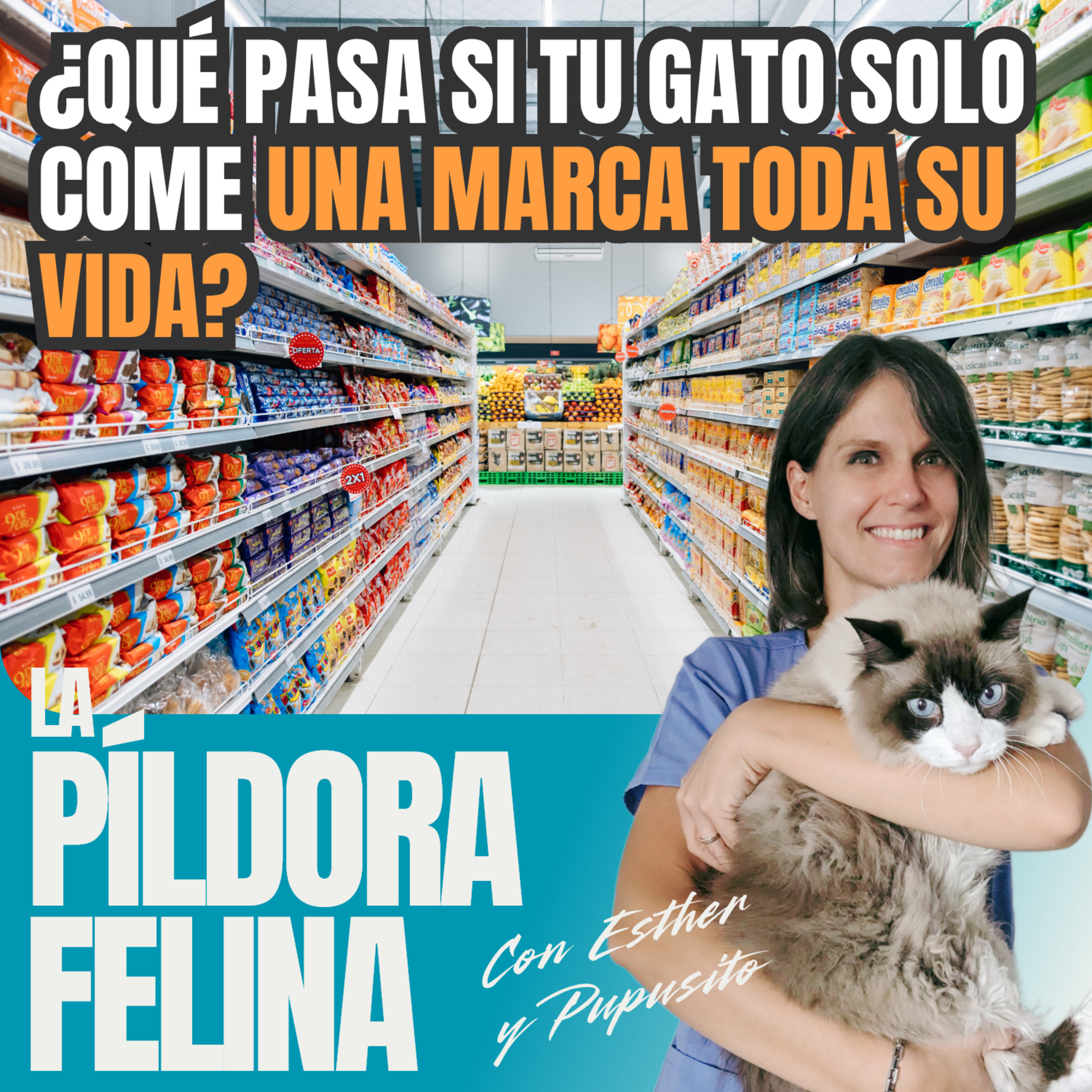 Imagen del episodio 683. ¿Qué pasa si tu gato solo come UNA MARCA TODA SU VIDA?