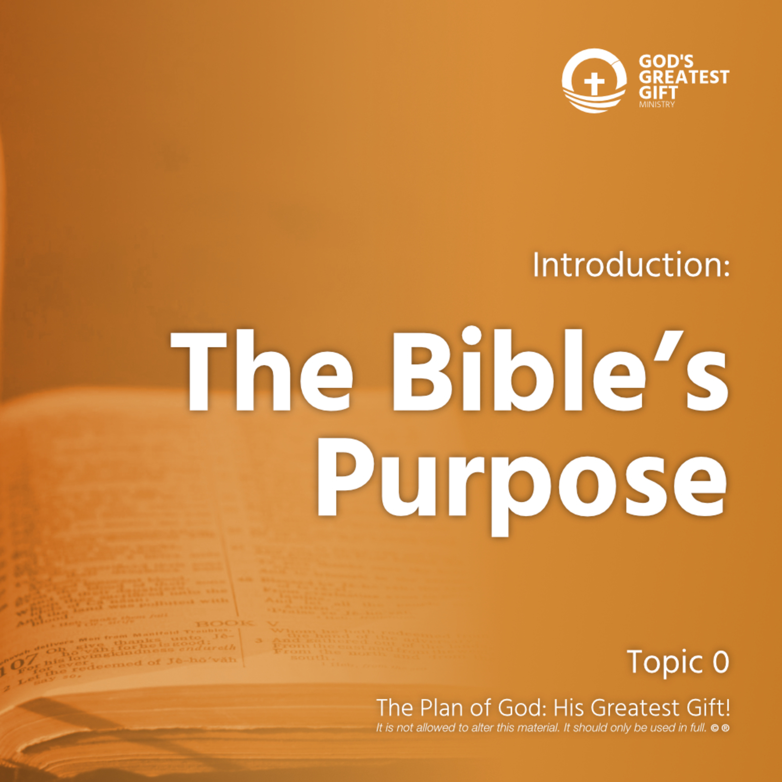 Introduction: The Bible’s Purpose episode artwork