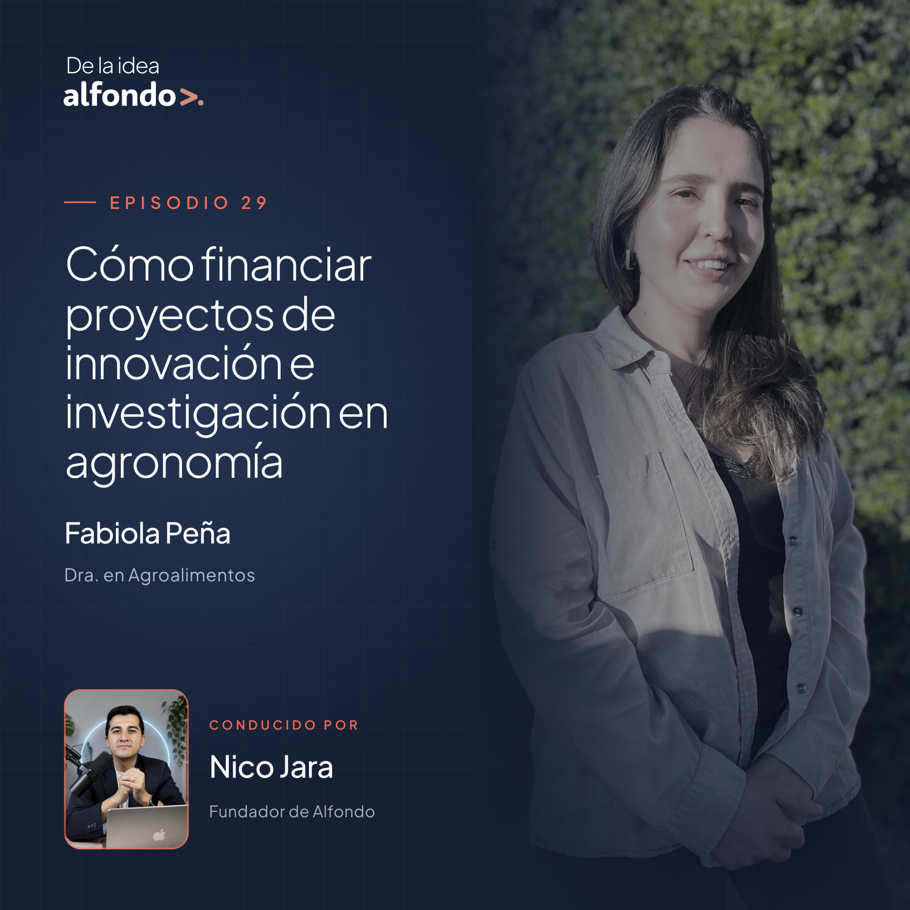 Portada de De la Idea al Fondo, con Nico Jara