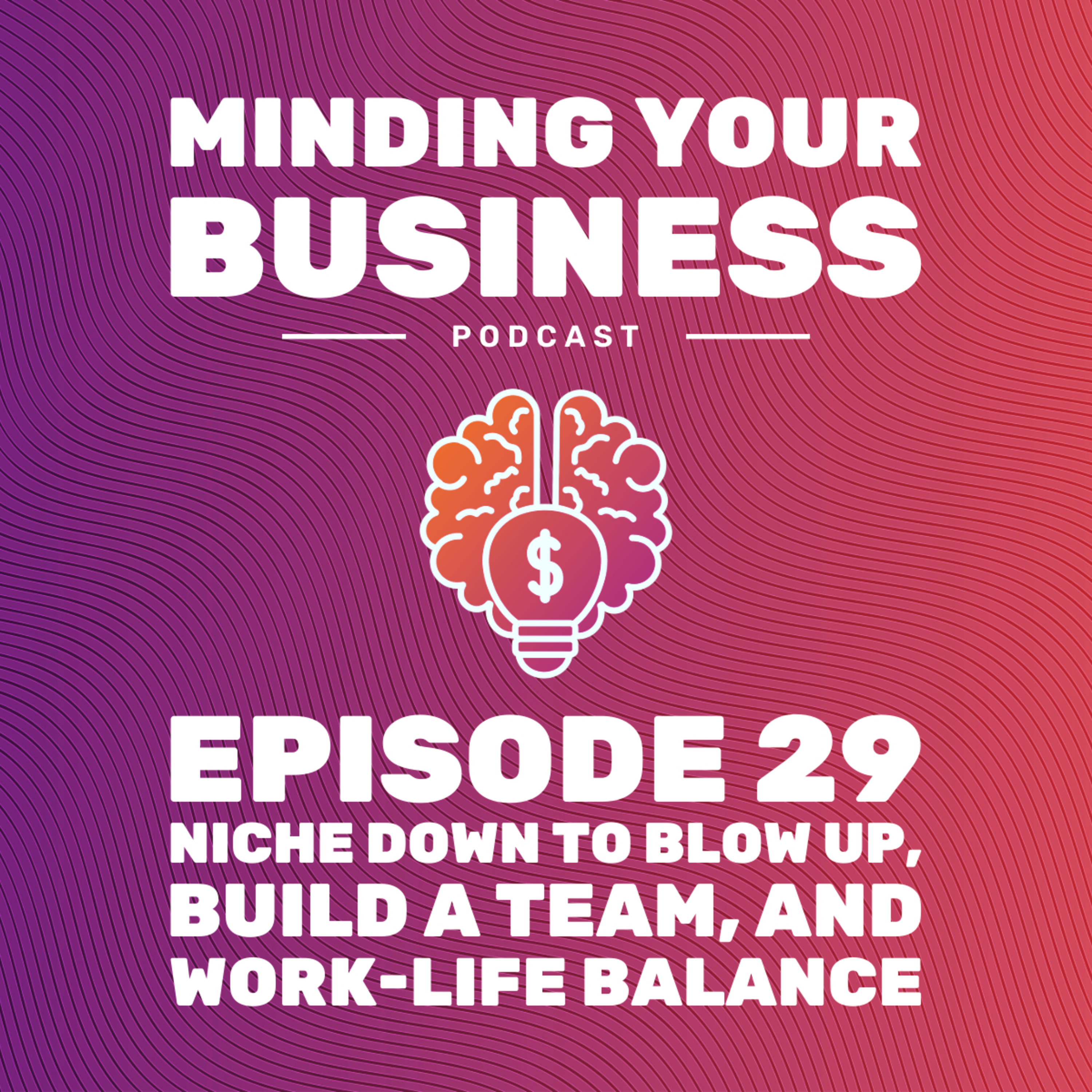 Episode 29: Niche Down to Blow Up, Build a Team, and Work-Life Balance