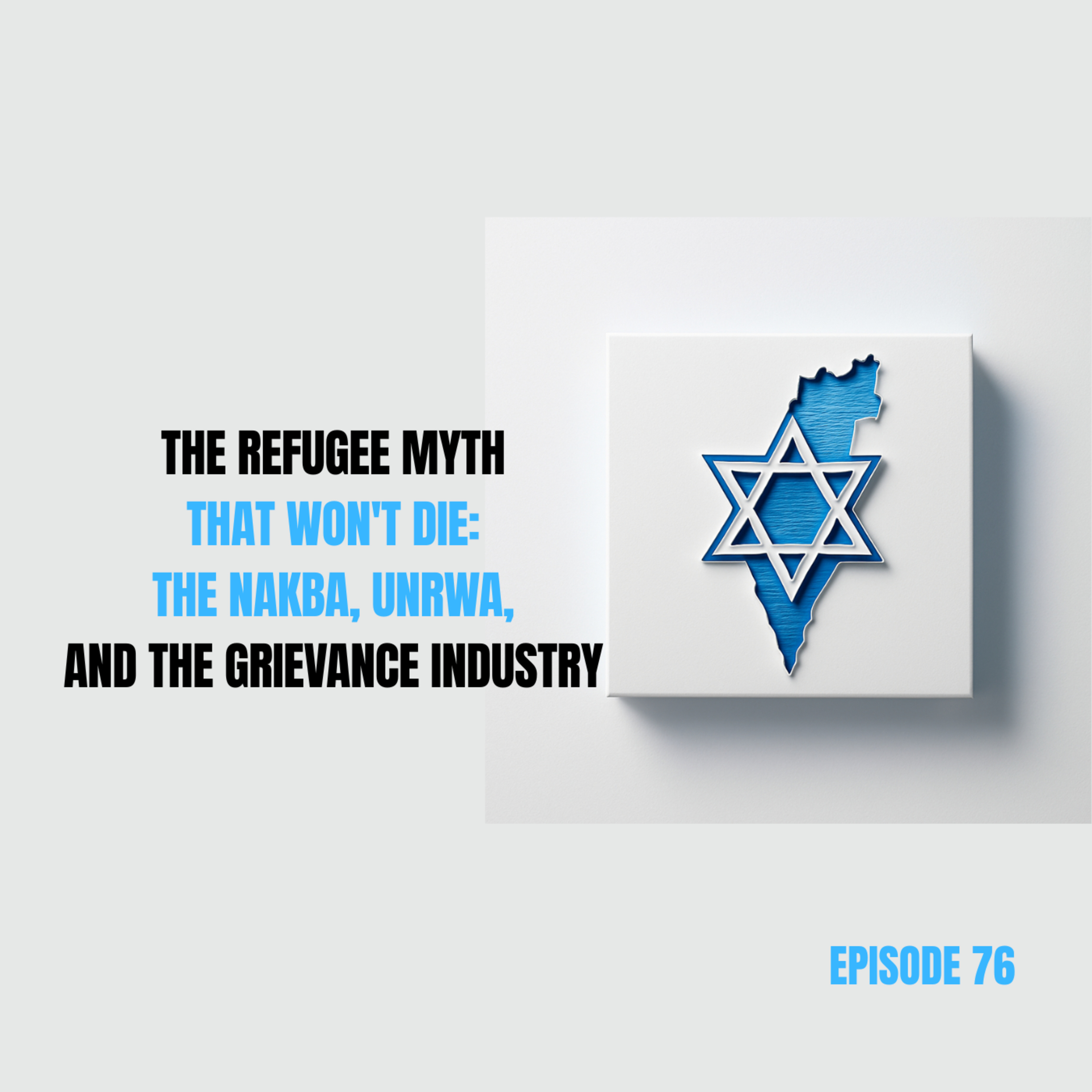 Ep 76 - The Refugee Myth That Won't Die: The Nakba, UNRWA, and the Grievance Industry episode artwork