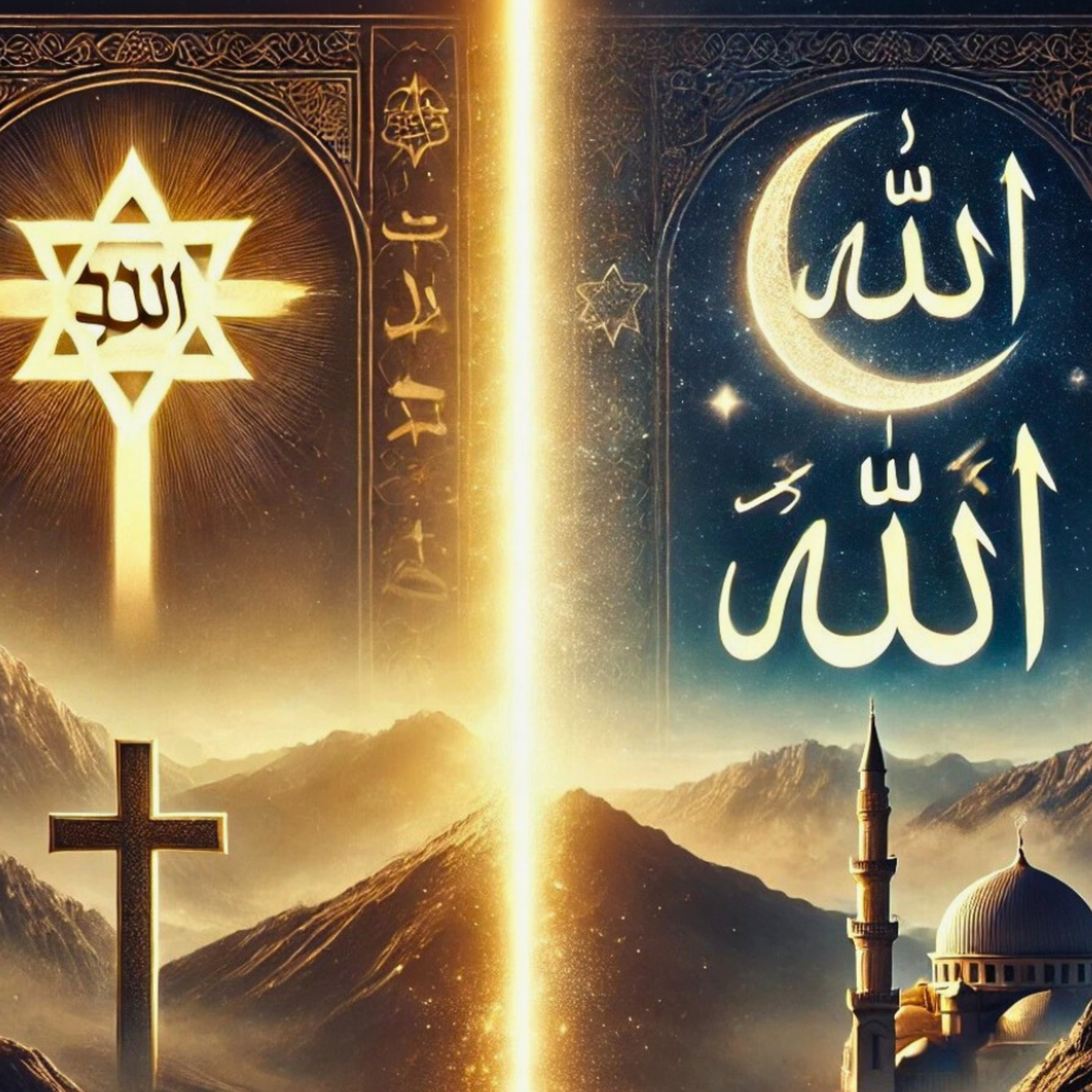 "Yahweh vs. Allah: Two Faiths, One God?" episode artwork