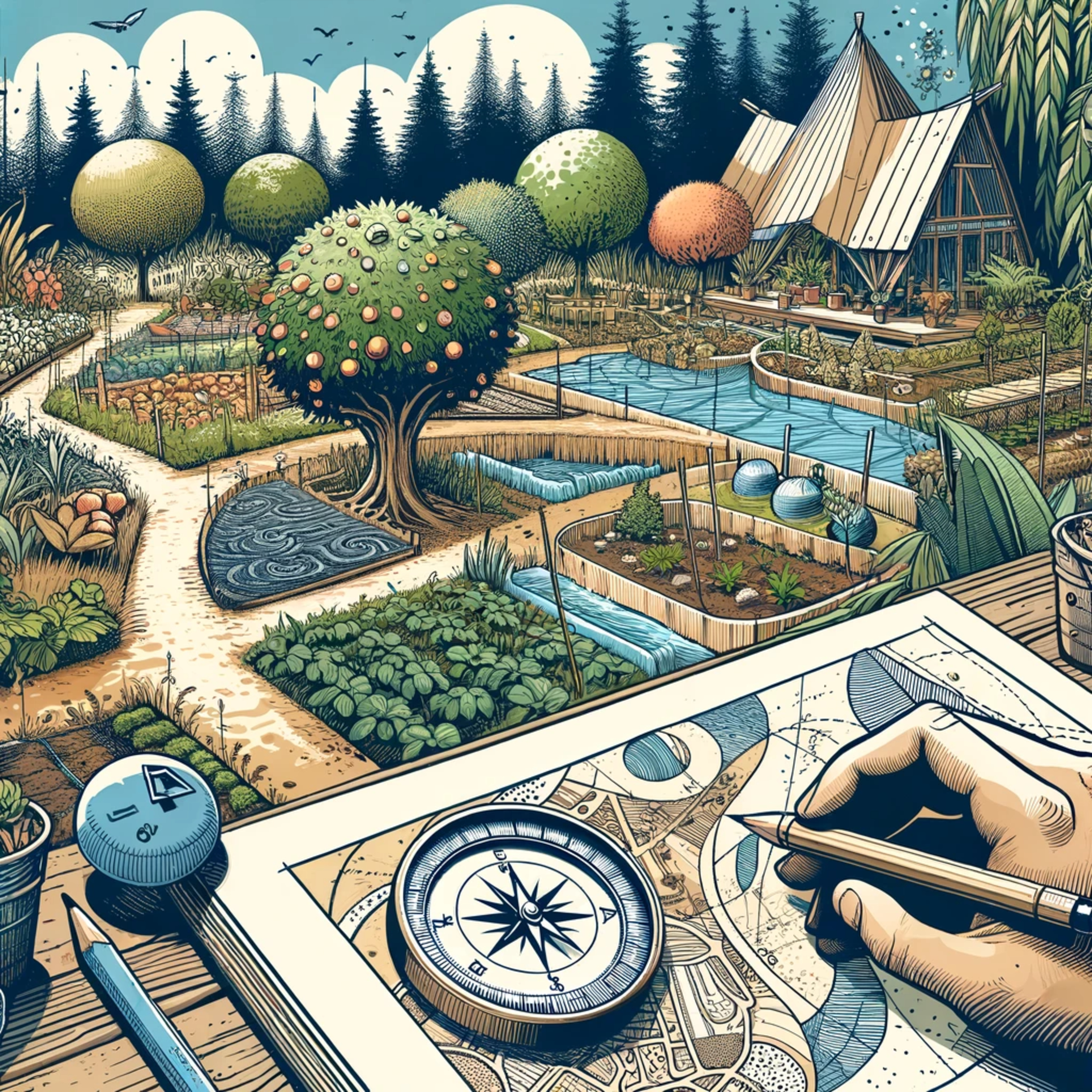 Augmente les récoltes de ton jardin en permaculture grâce à une simple carte episode artwork