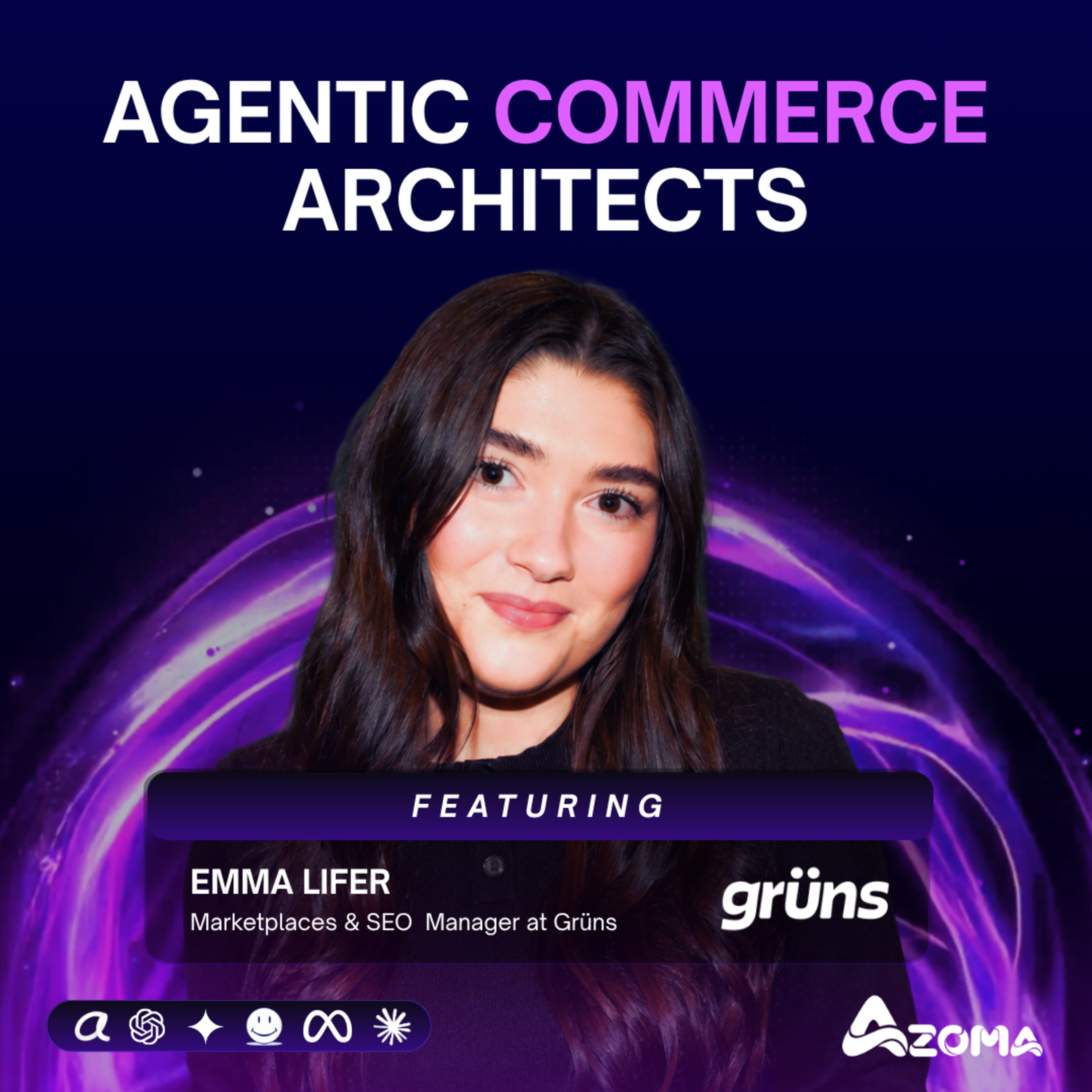How Grüns Is Winning by Updating Product Content Weekly with Emma Lifer, Marketplace, SEO/AEO and Merchandising Manager Episode cover