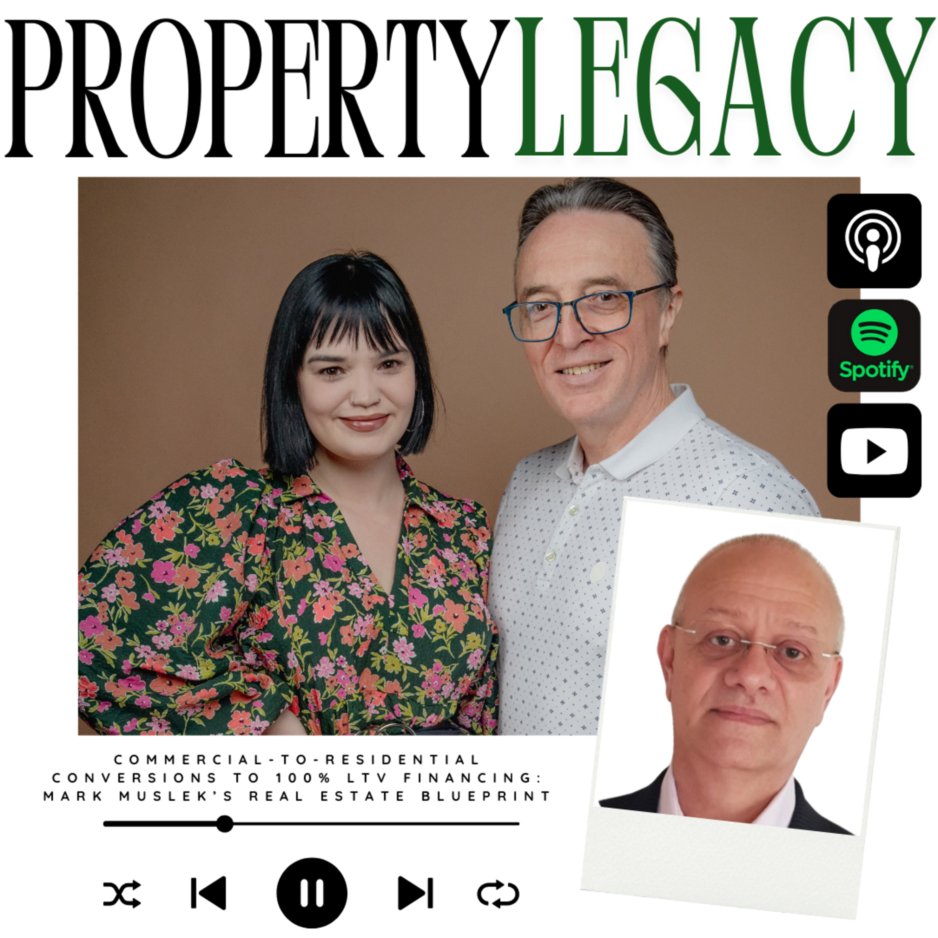 Commercial-to-Residential Conversions to 100% LTV Financing: Mark Muslek’s Real Estate Blueprint episode artwork