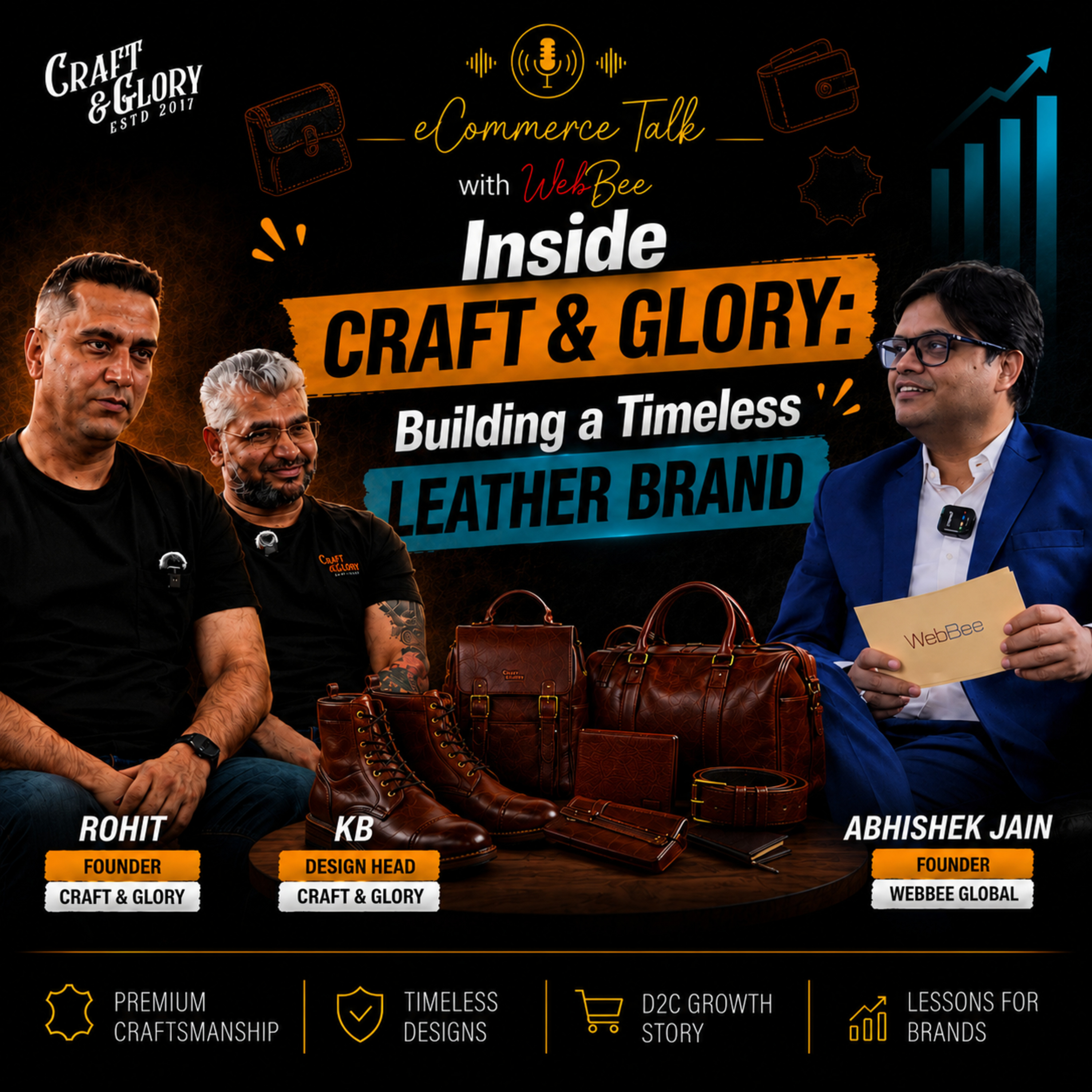 Inside Craft & Glory: Building a Timeless Leather Brand with Rohit & KB episode artwork