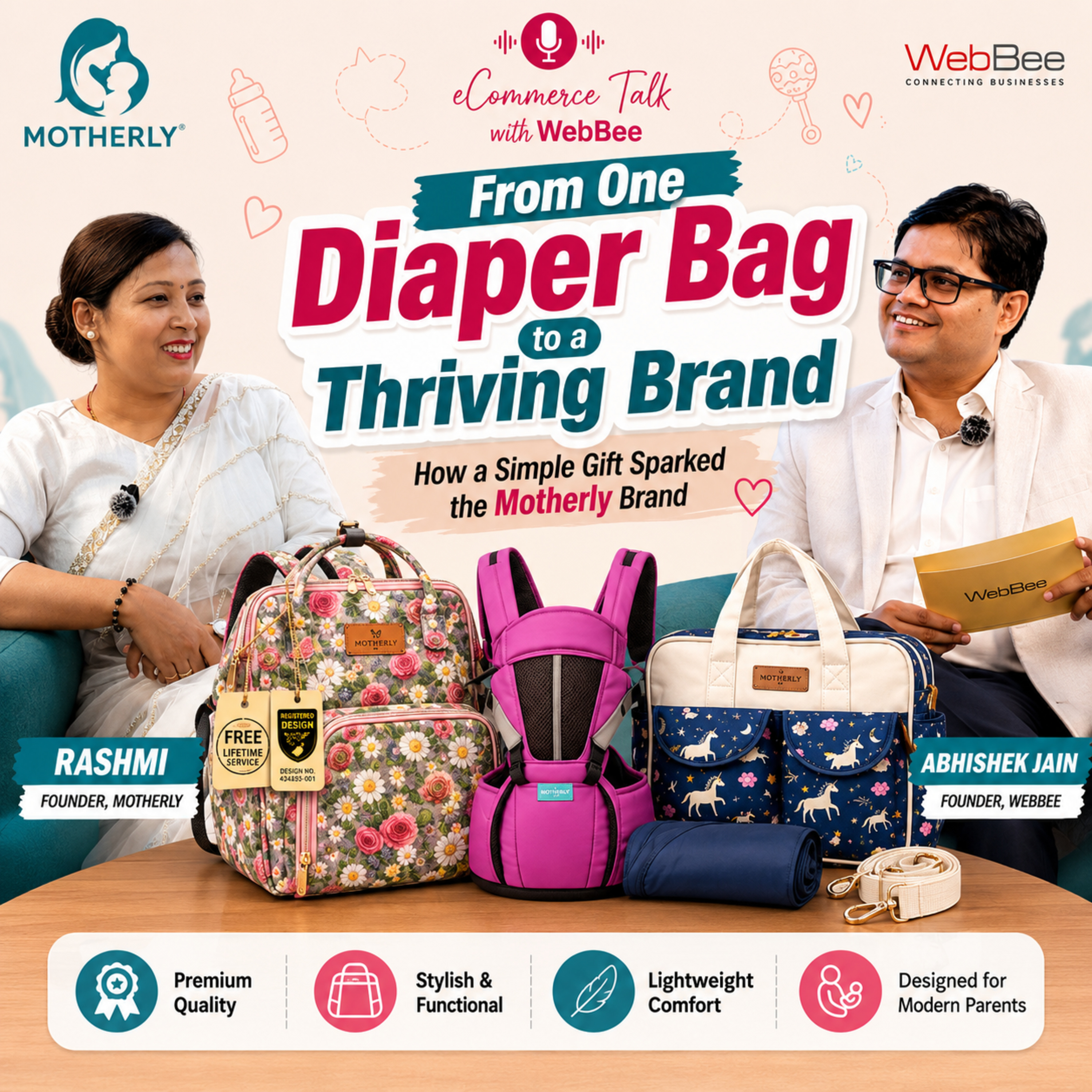 From One Diaper Bag to a Thriving Brand | How a Simple Gift Sparked the Motherly Brand episode artwork