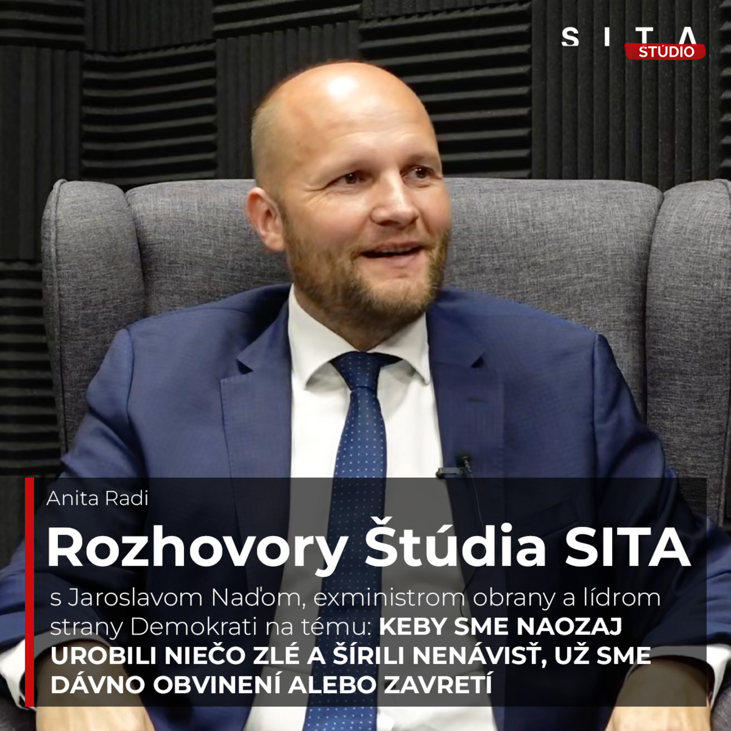 Jaroslav Naď o výsluchu na polícii aj šírení nenávisti na Slovensku | Štúdio SITA episode artwork
