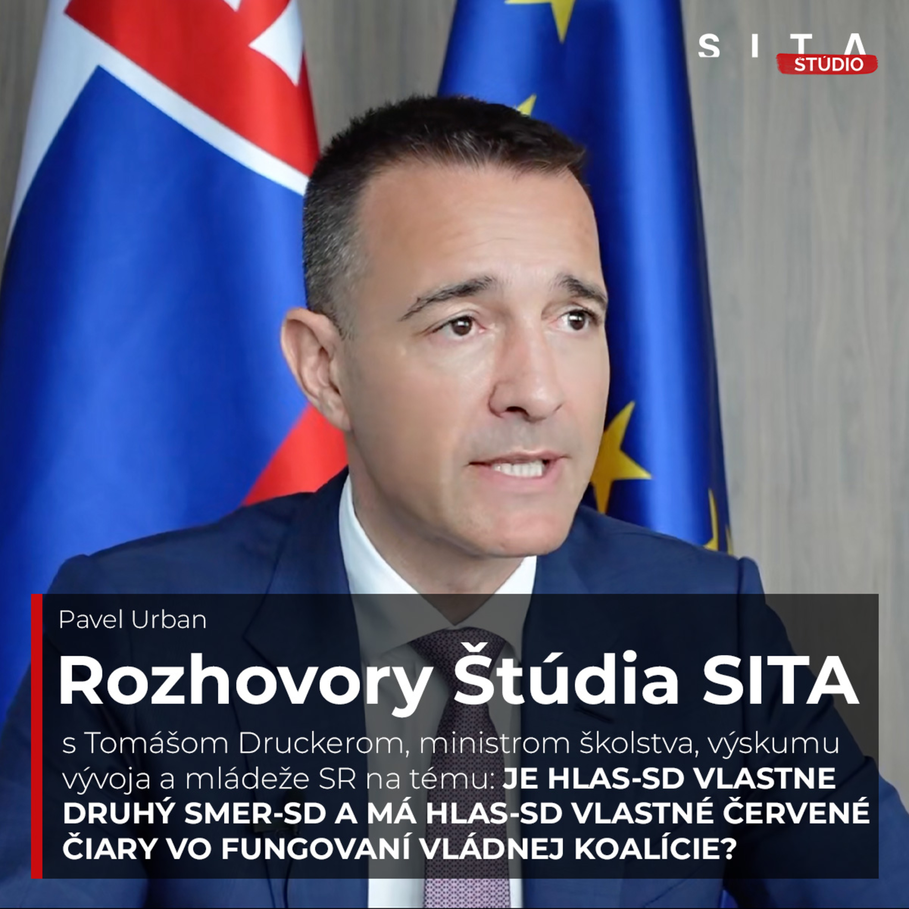 Tomáš Drucker aj o tom, či je strana Hlas-SD vlastne druhý Smer-SD | Štúdio SITA episode artwork